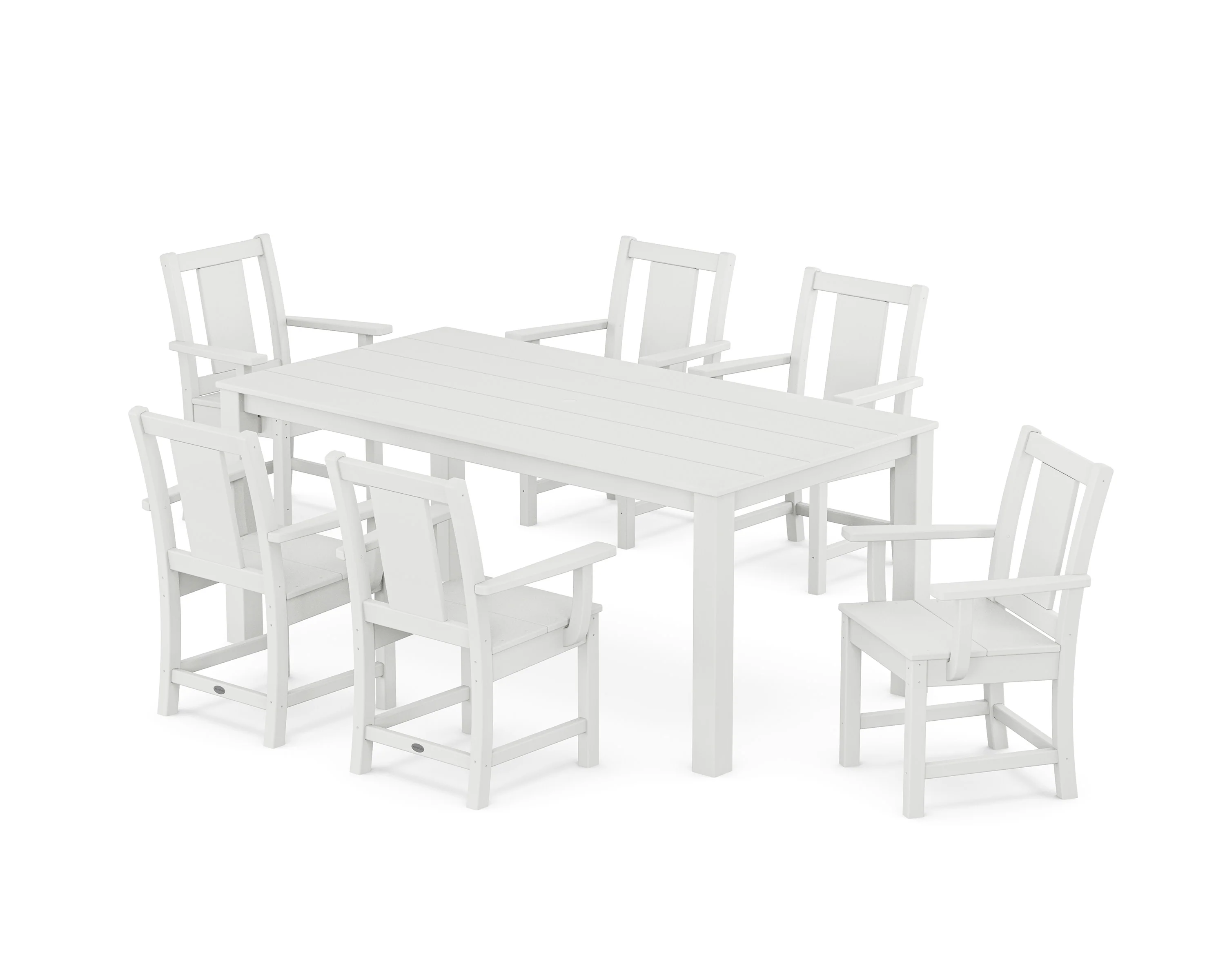 Prairie Arm Chair 7-Piece Parsons Dining Set - Image 7