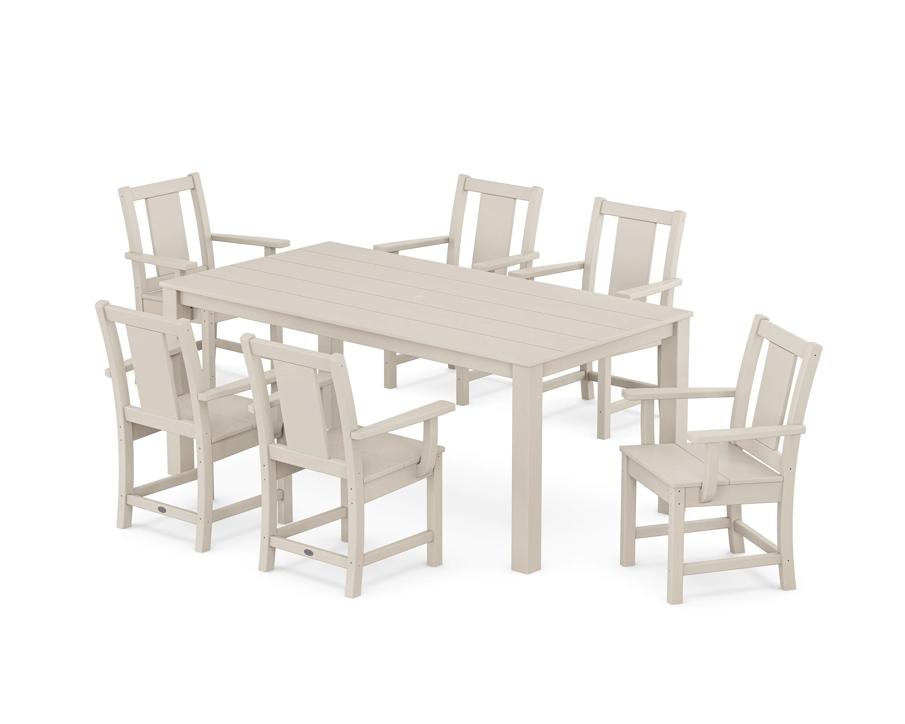 Prairie Arm Chair 7-Piece Parsons Dining Set - Image 8