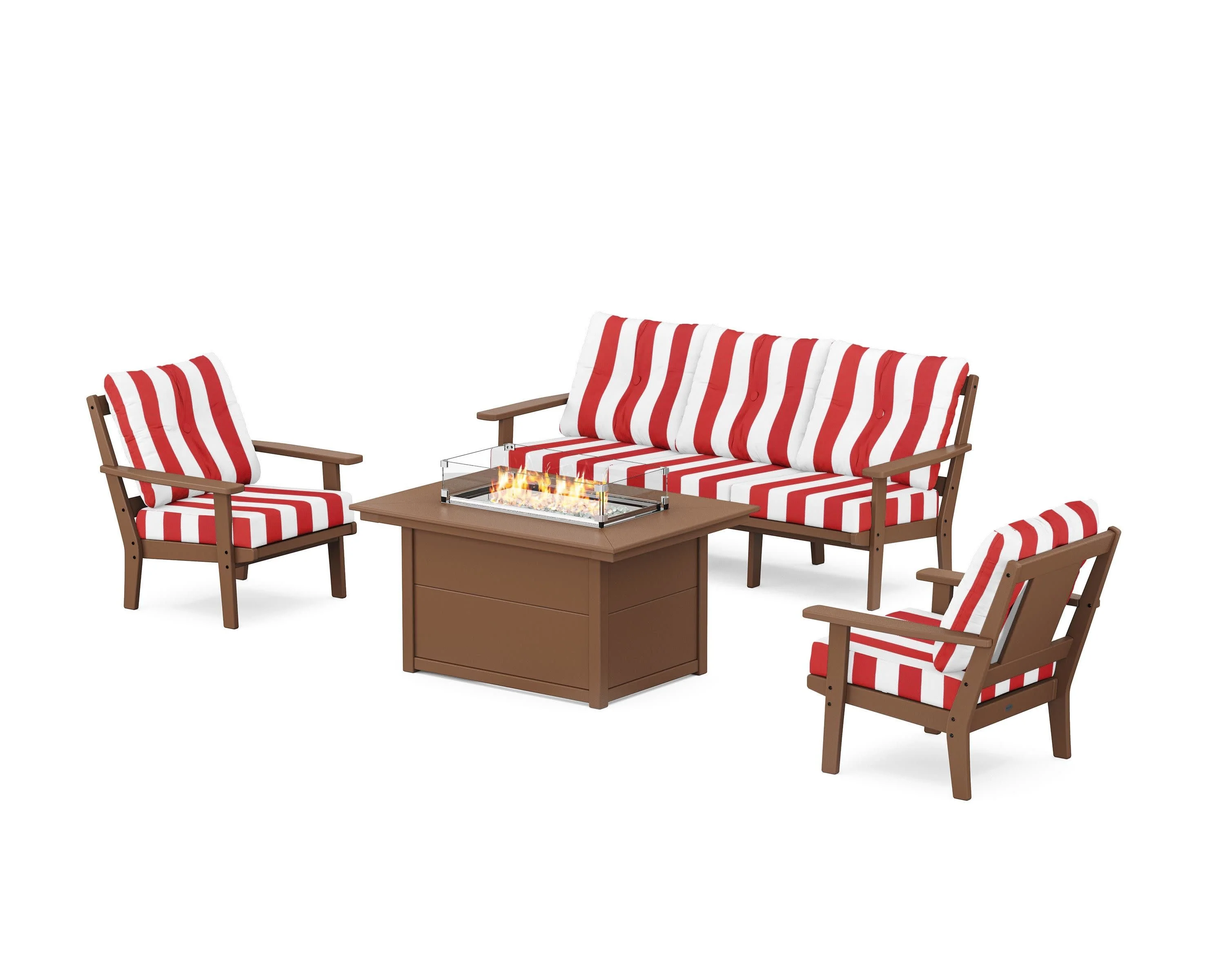 Prairie Deep Seating Fire Pit Table Set - Image 148