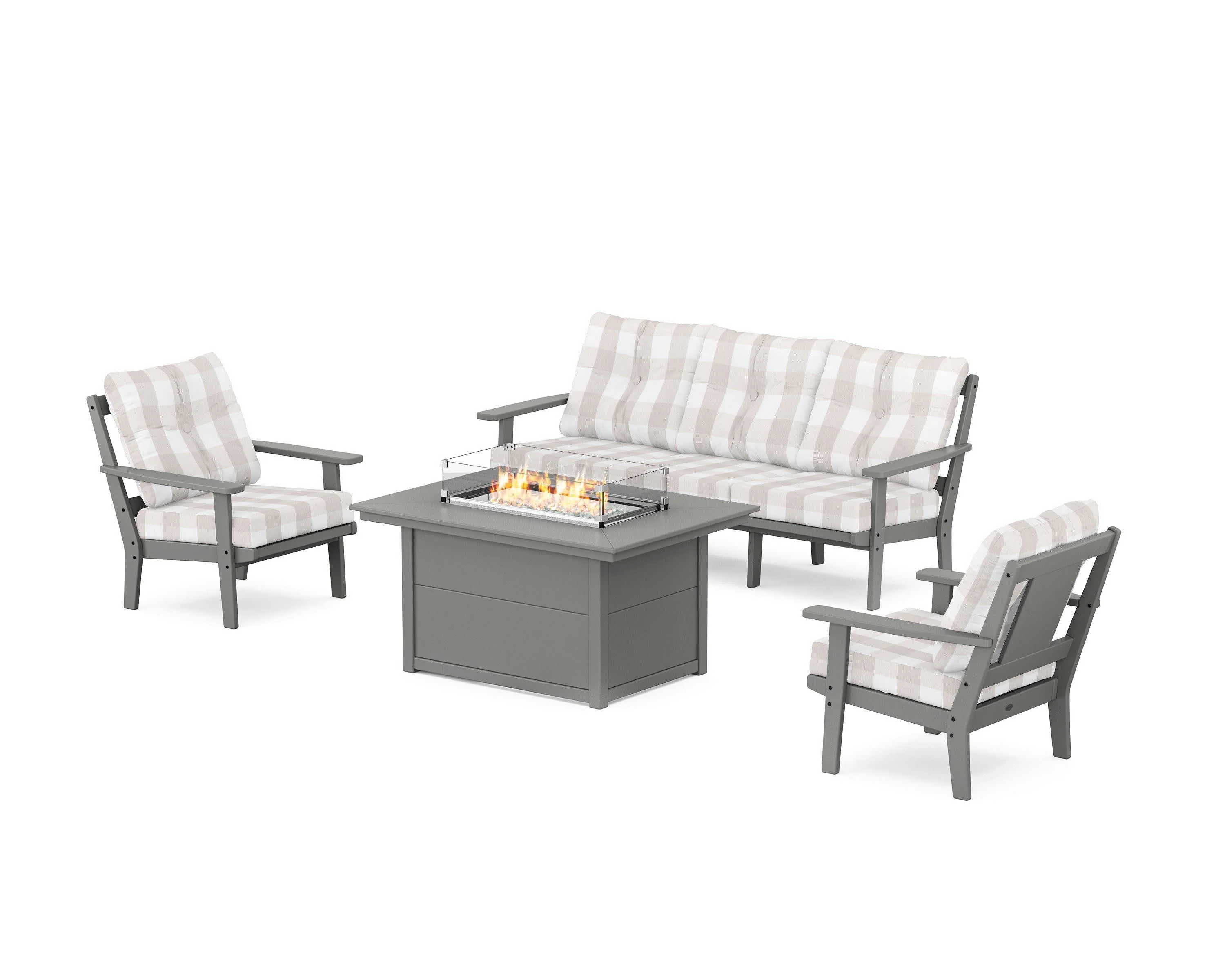 Prairie Deep Seating Fire Pit Table Set - Image 18