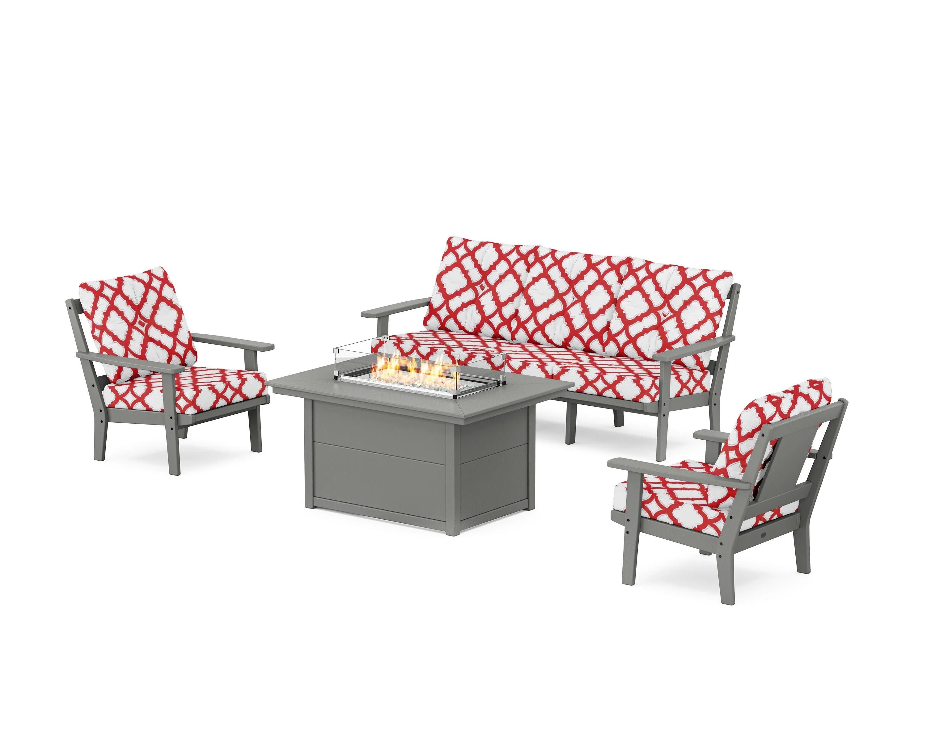 Prairie Deep Seating Fire Pit Table Set - Image 40