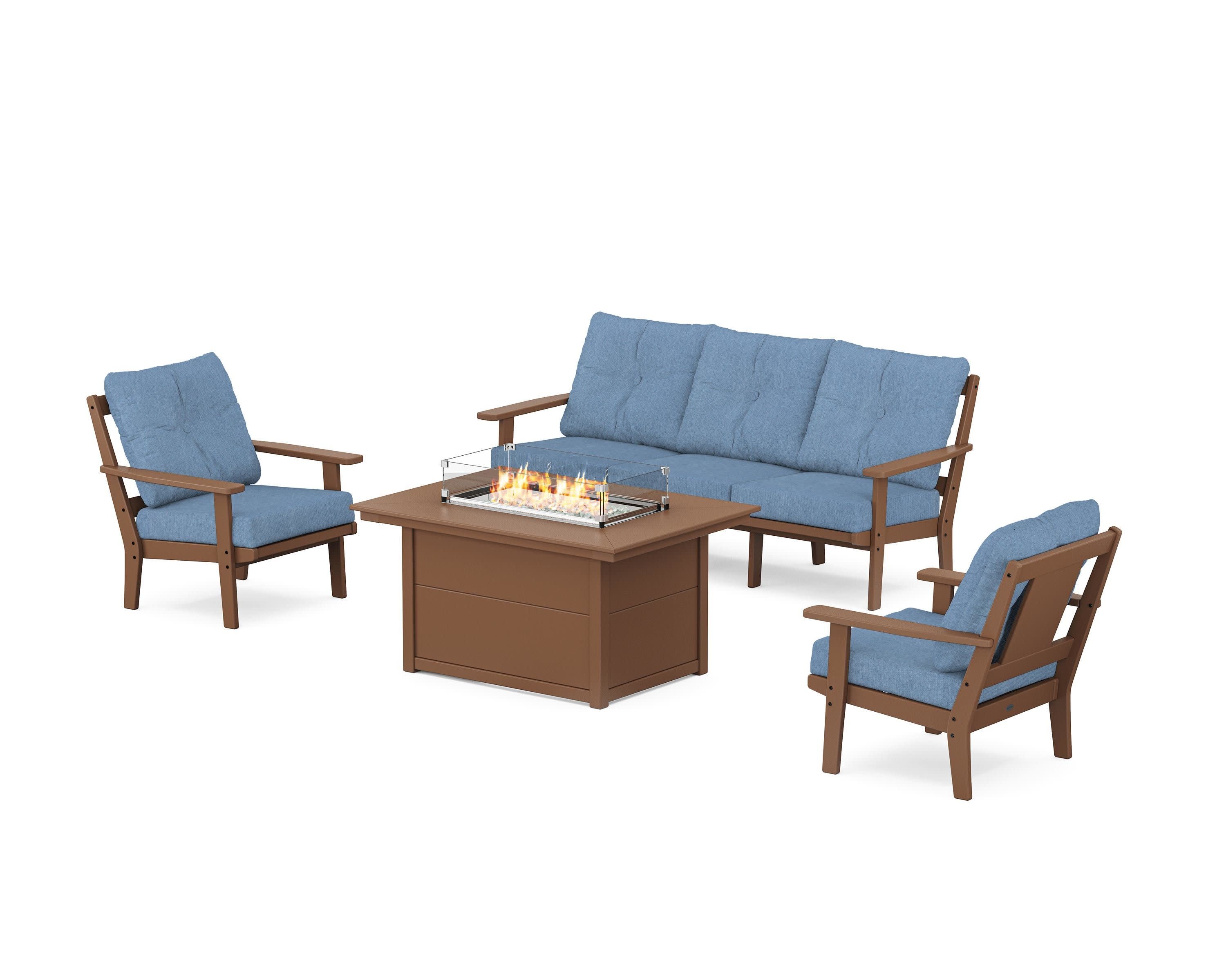 Prairie Deep Seating Fire Pit Table Set - Image 67