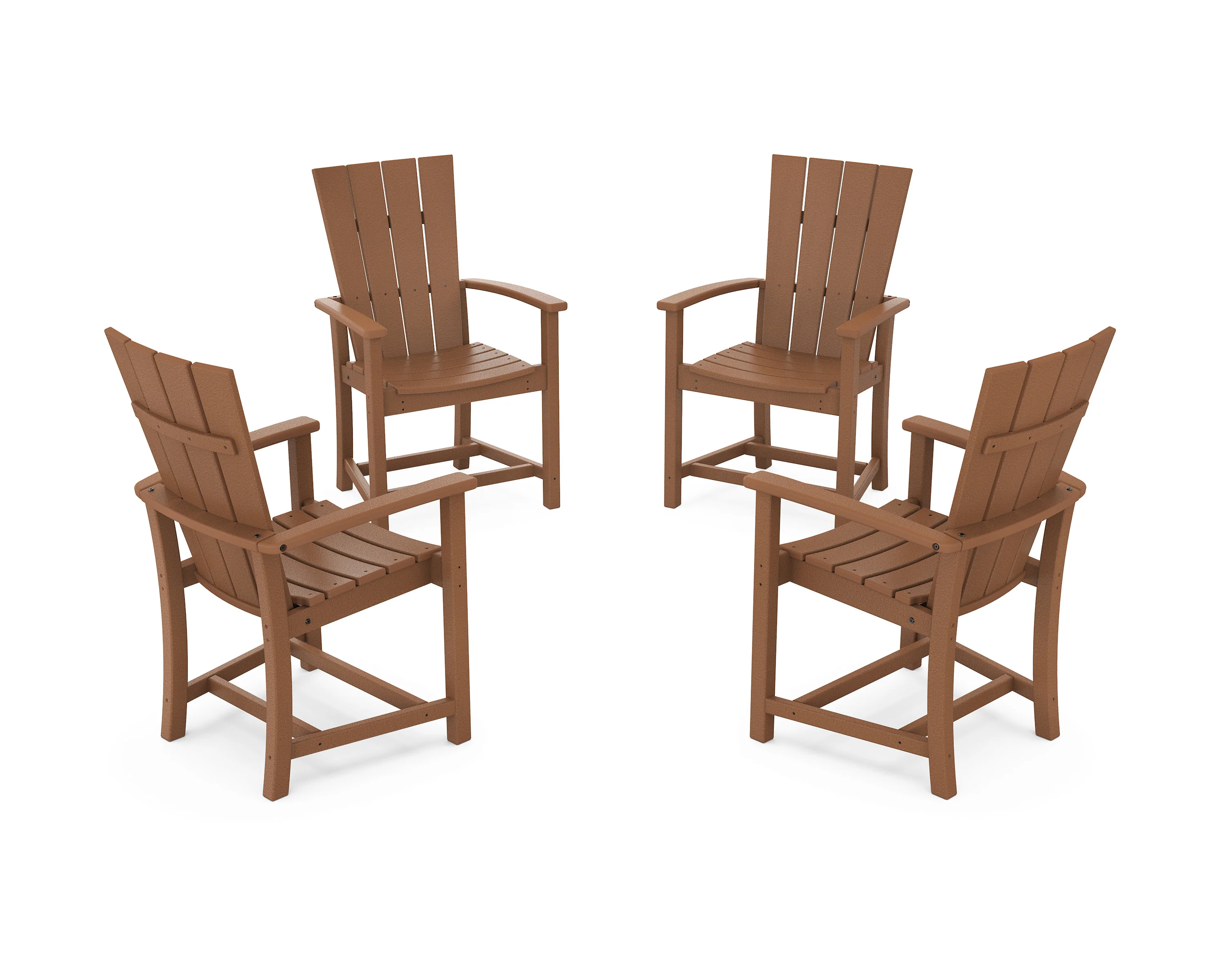 Quattro 4-Piece Upright Adirondack Conversation Set - Image 10