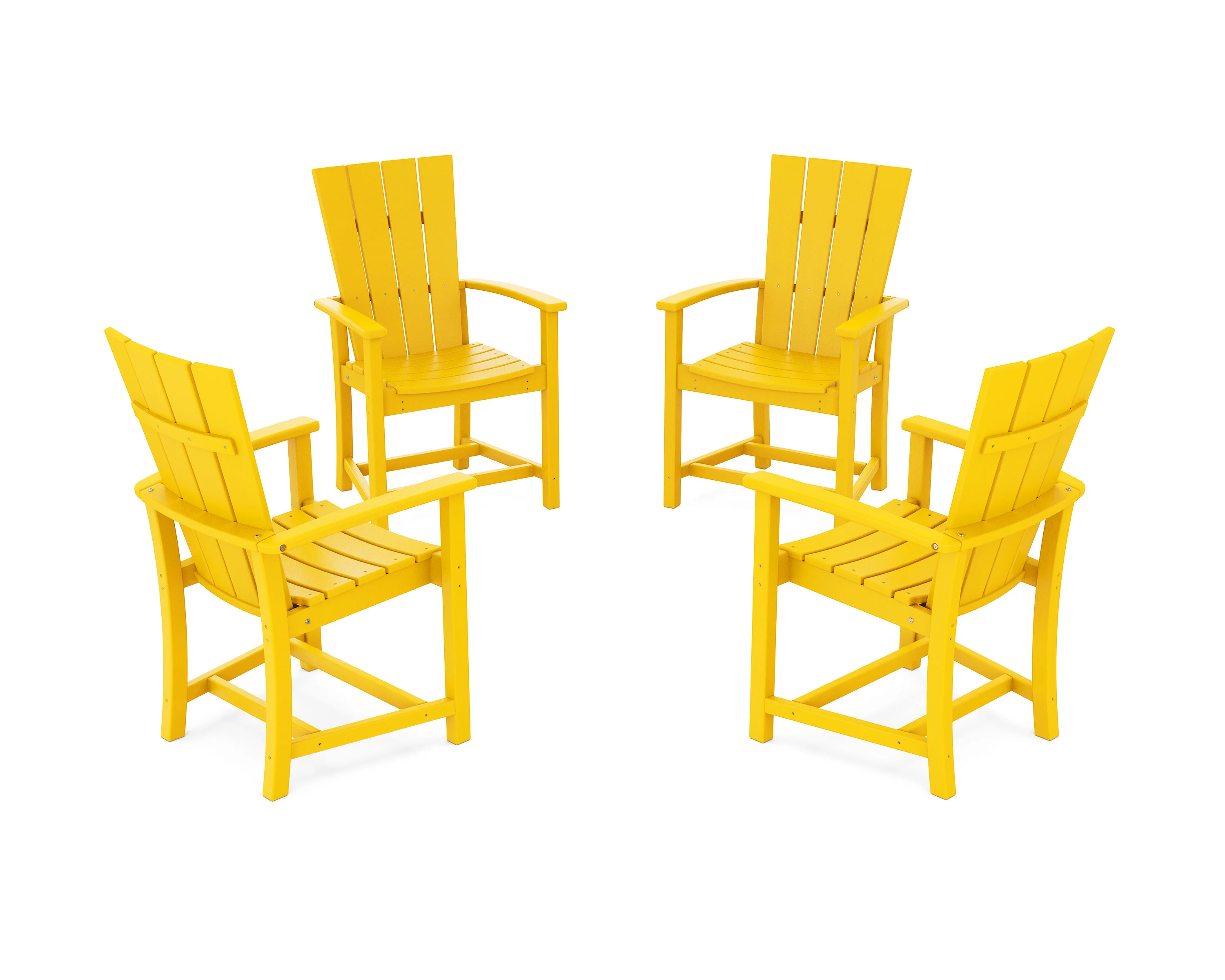 Quattro 4-Piece Upright Adirondack Conversation Set - Image 11