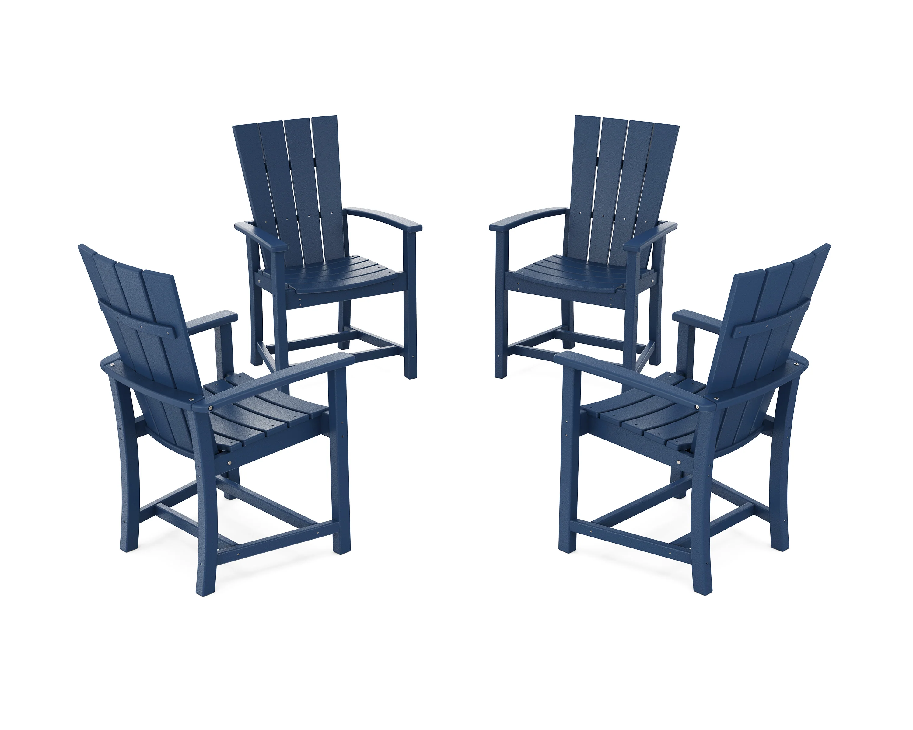 Quattro 4-Piece Upright Adirondack Conversation Set - Image 12