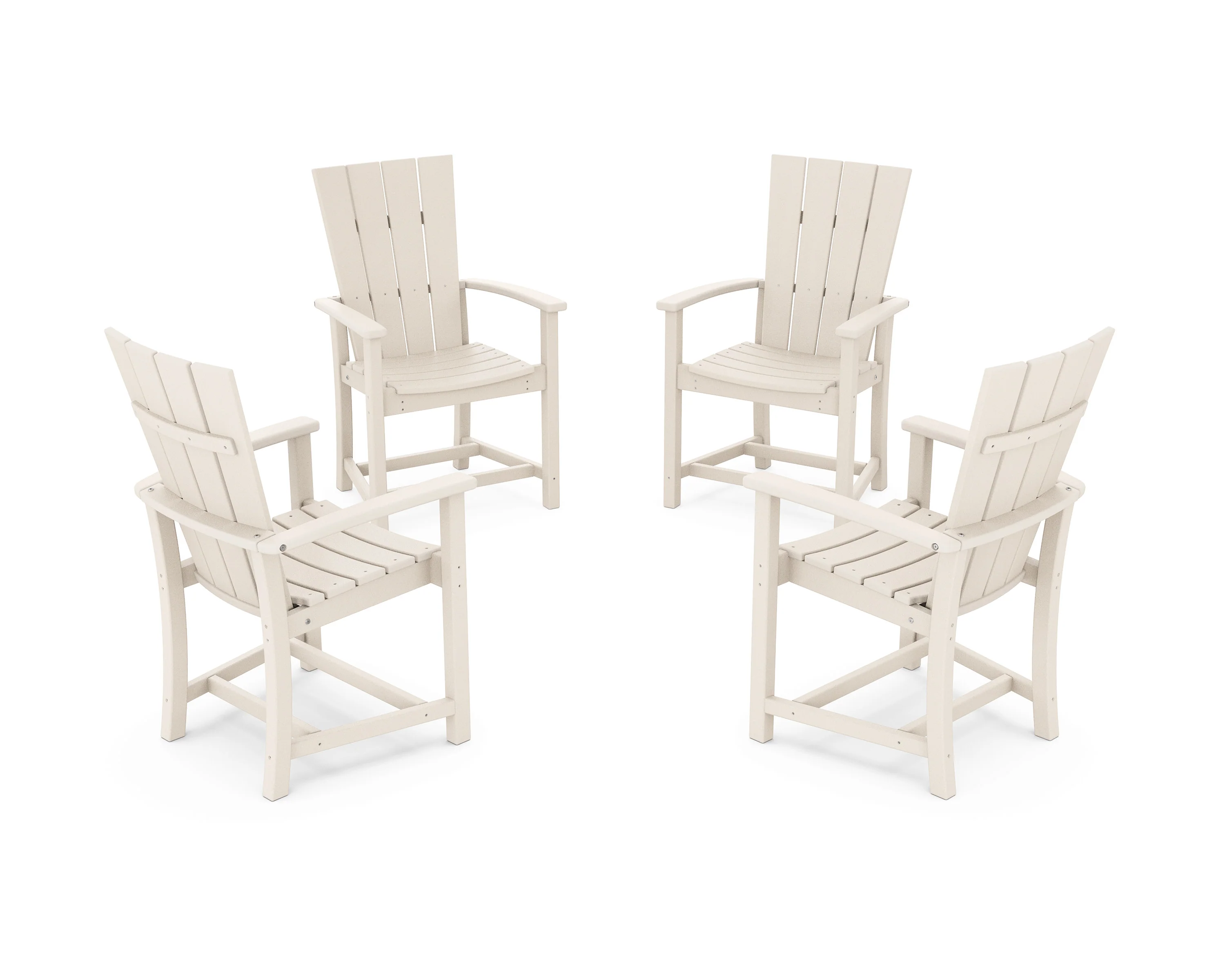 Quattro 4-Piece Upright Adirondack Conversation Set - Image 14