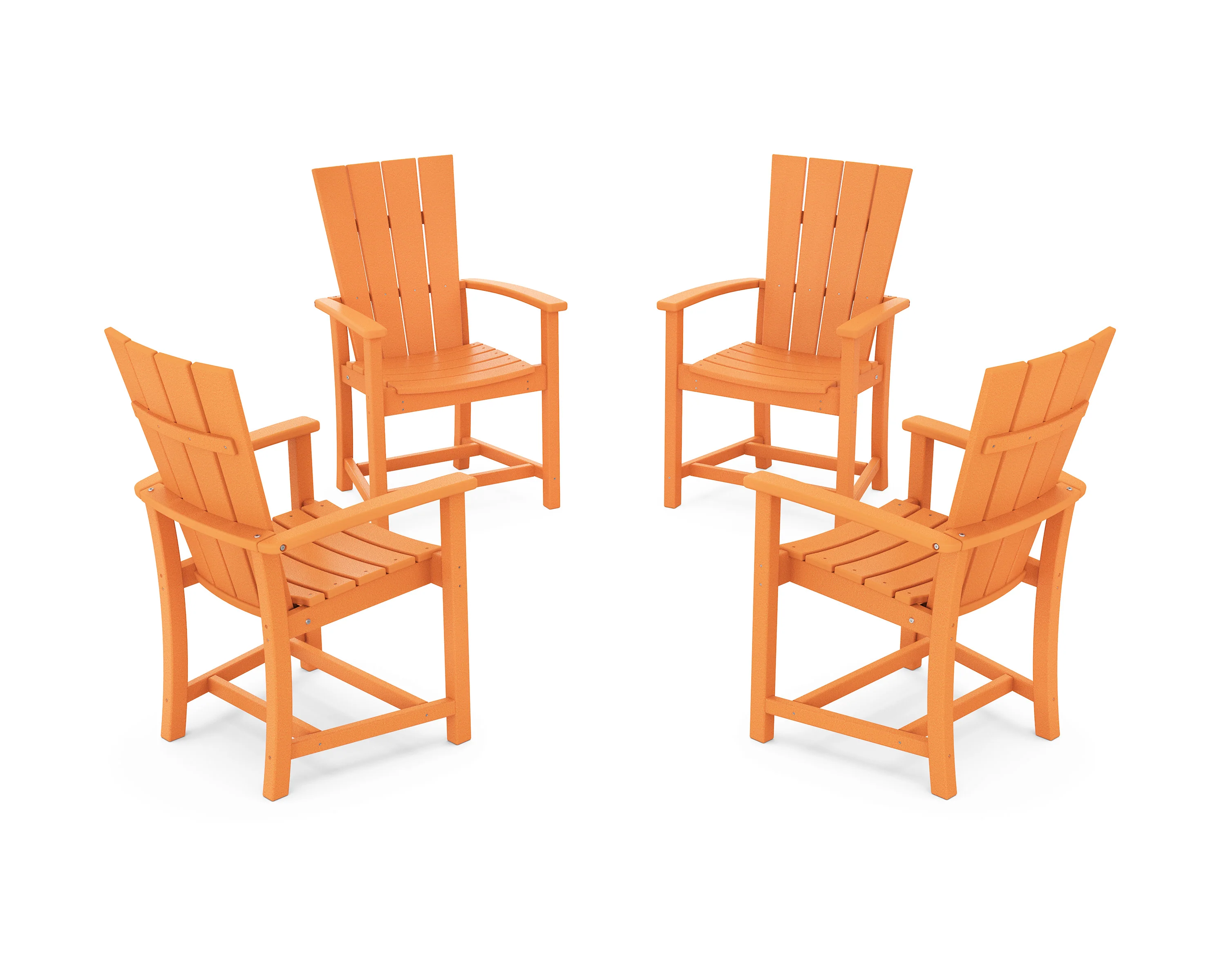 Quattro 4-Piece Upright Adirondack Conversation Set - Image 4