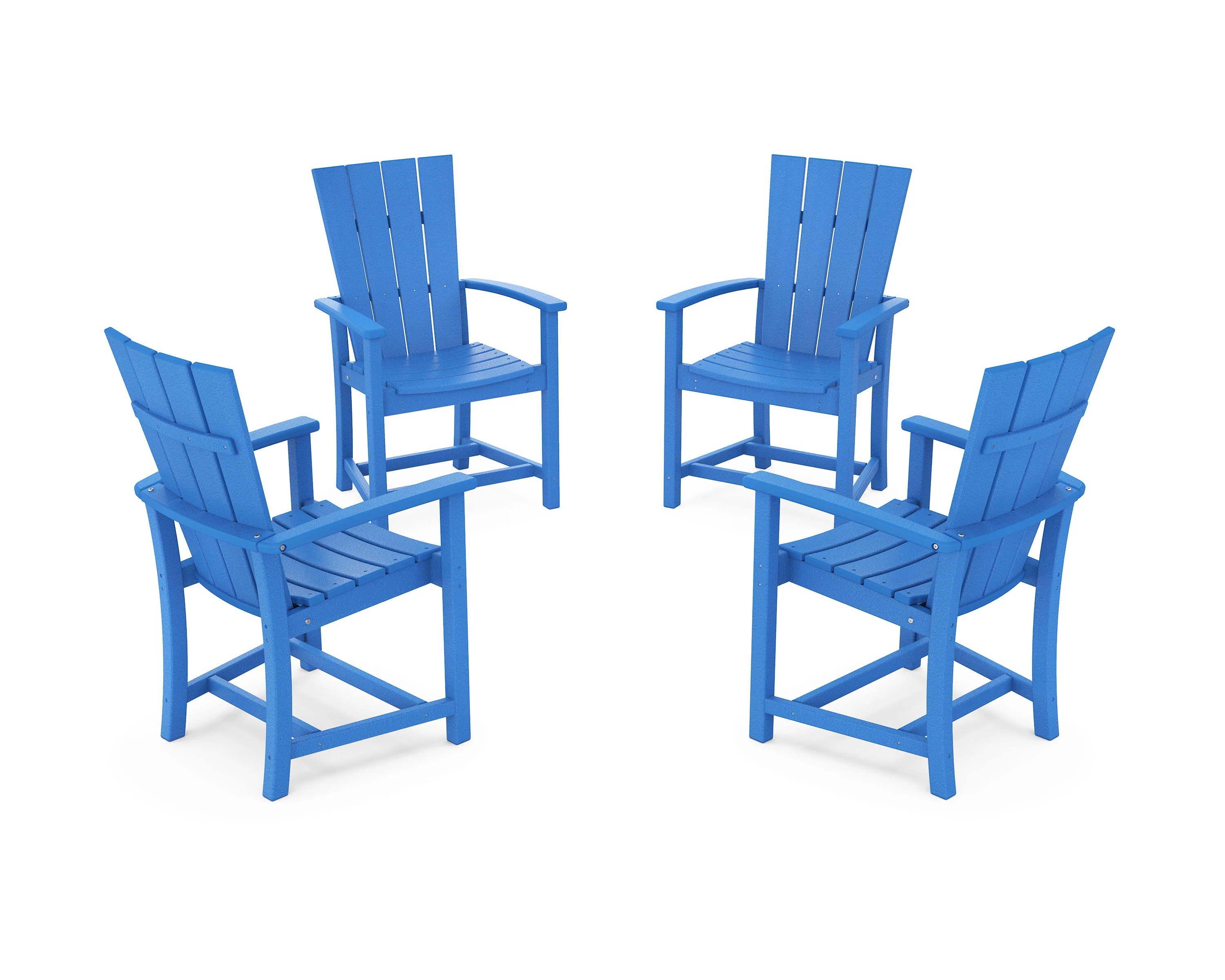 Quattro 4-Piece Upright Adirondack Conversation Set - Image 8