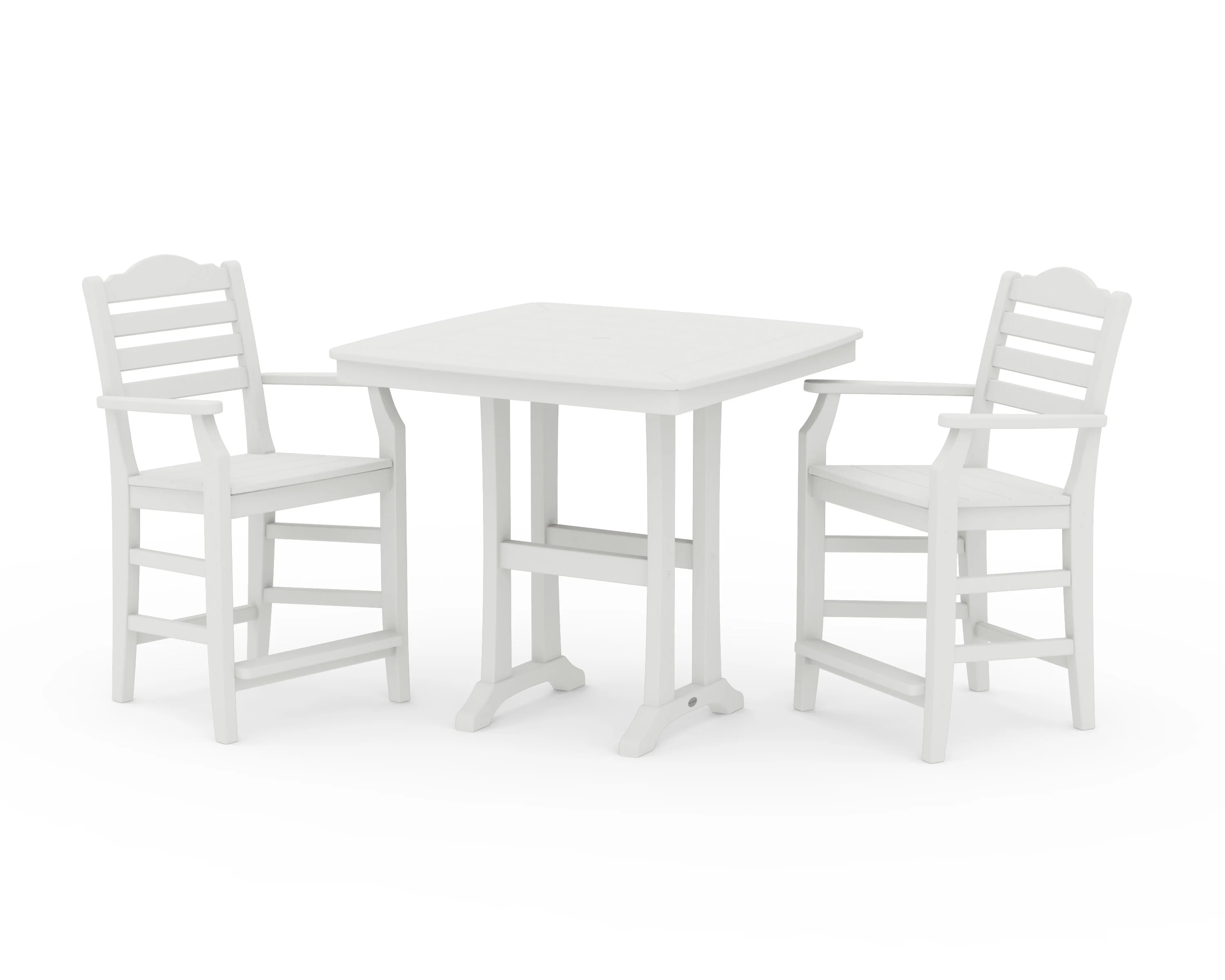 Savannah 3-Piece Counter Set with Trestle Legs - Image 10