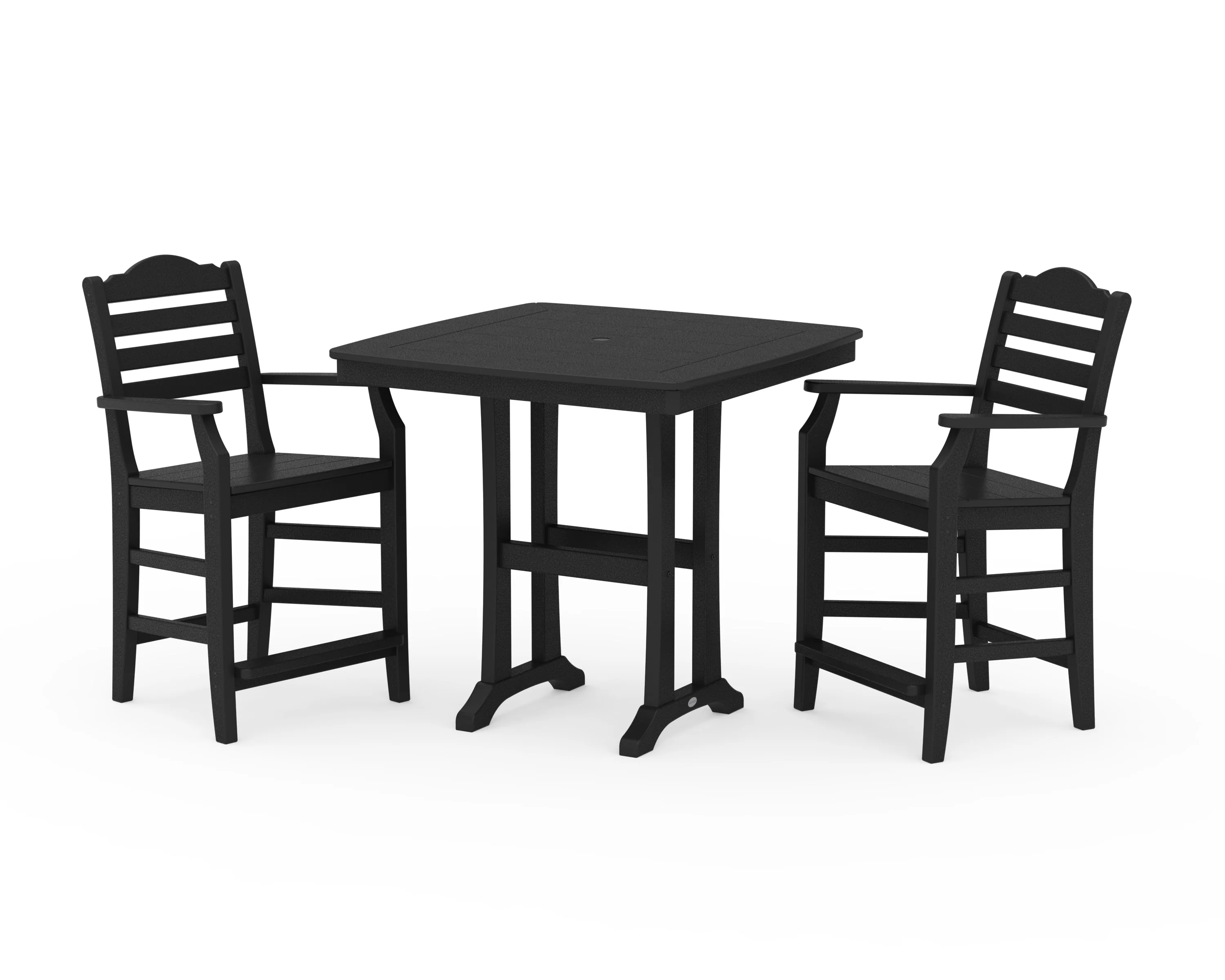 Savannah 3-Piece Counter Set with Trestle Legs - Image 2