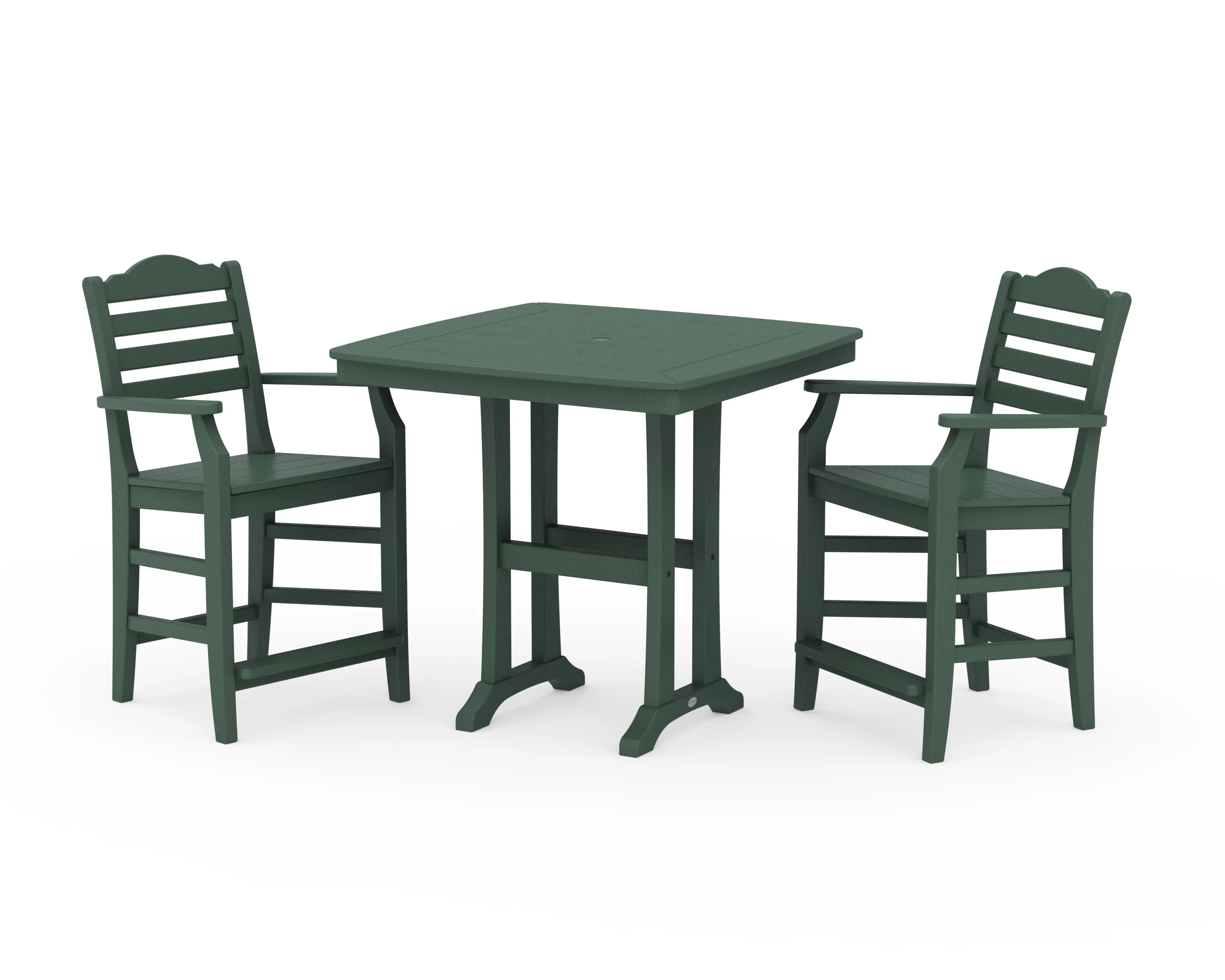 Savannah 3-Piece Counter Set with Trestle Legs - Image 3