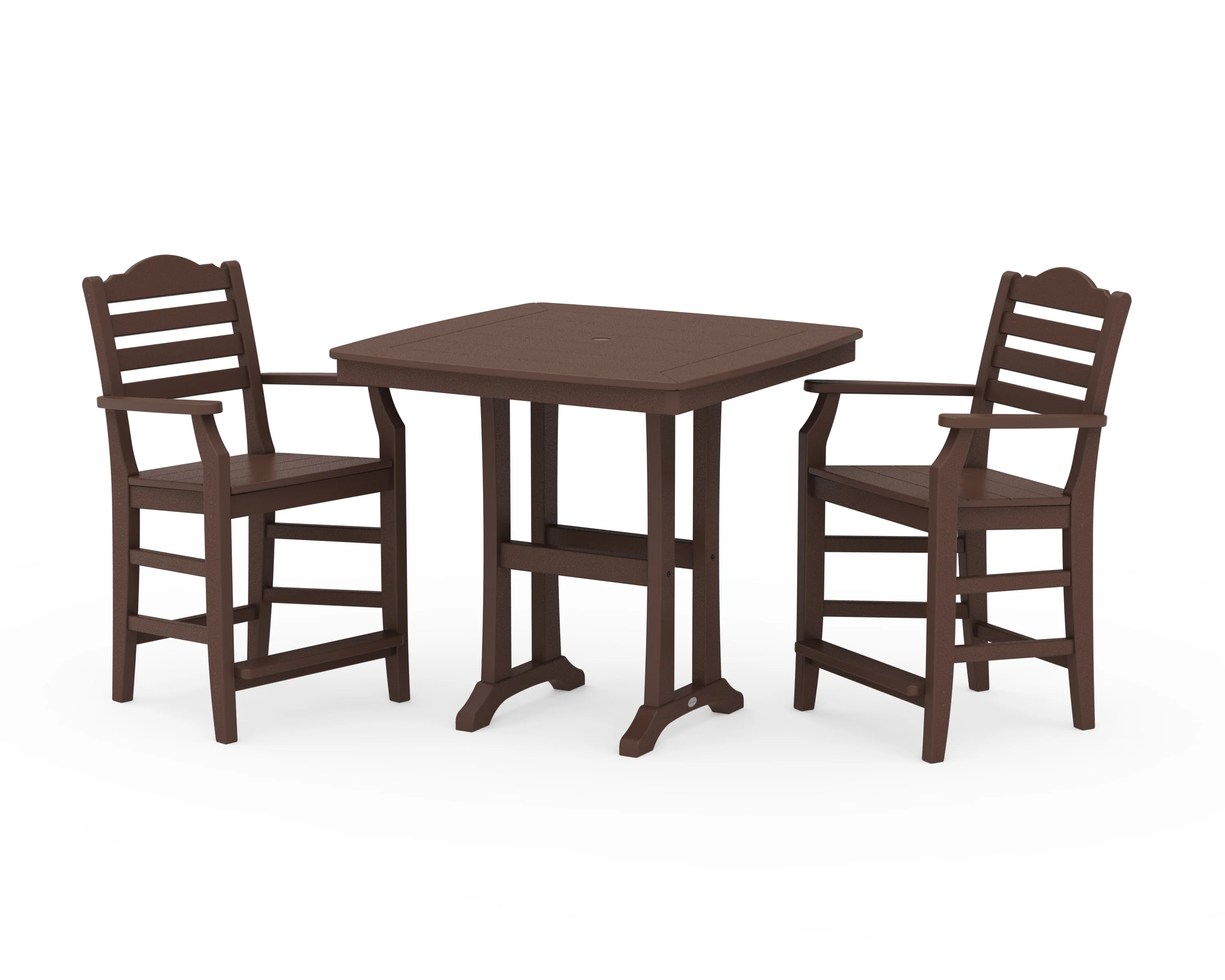 Savannah 3-Piece Counter Set with Trestle Legs - Image 4