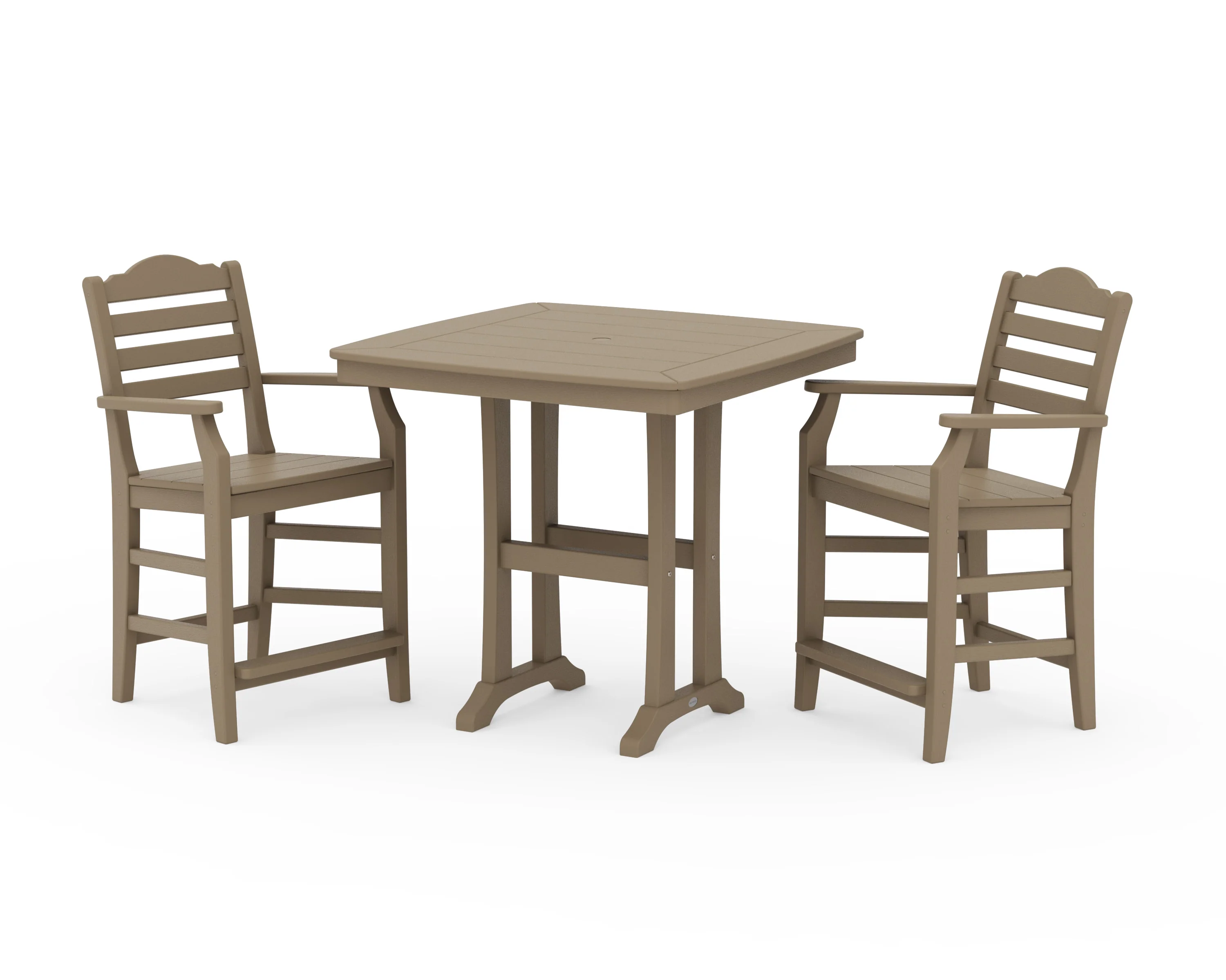 Savannah 3-Piece Counter Set with Trestle Legs - Image 9