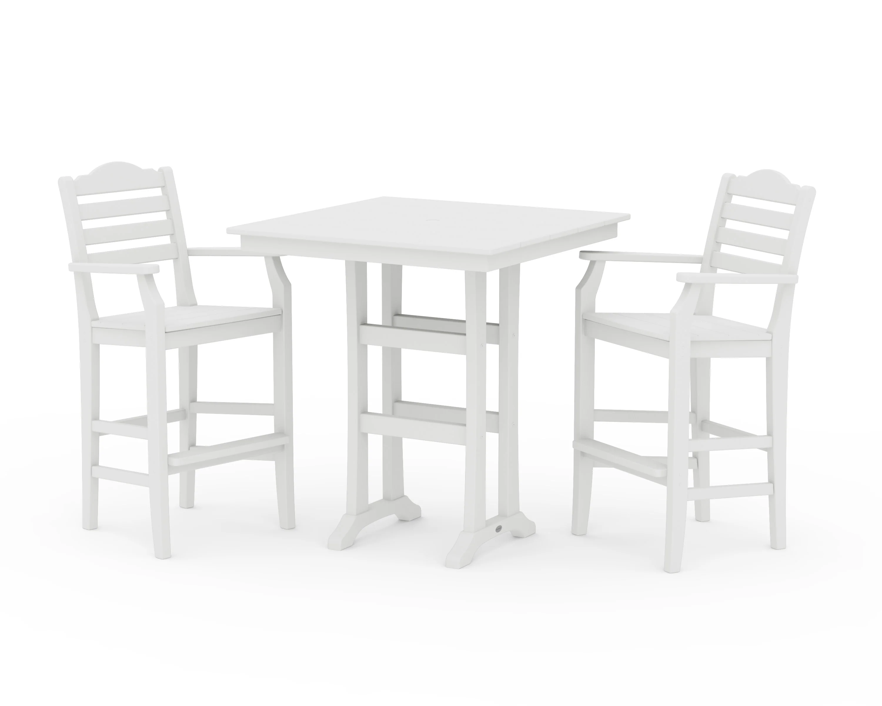 Savannah 3-Piece Farmhouse Bar Set with Trestle Legs - Image 7