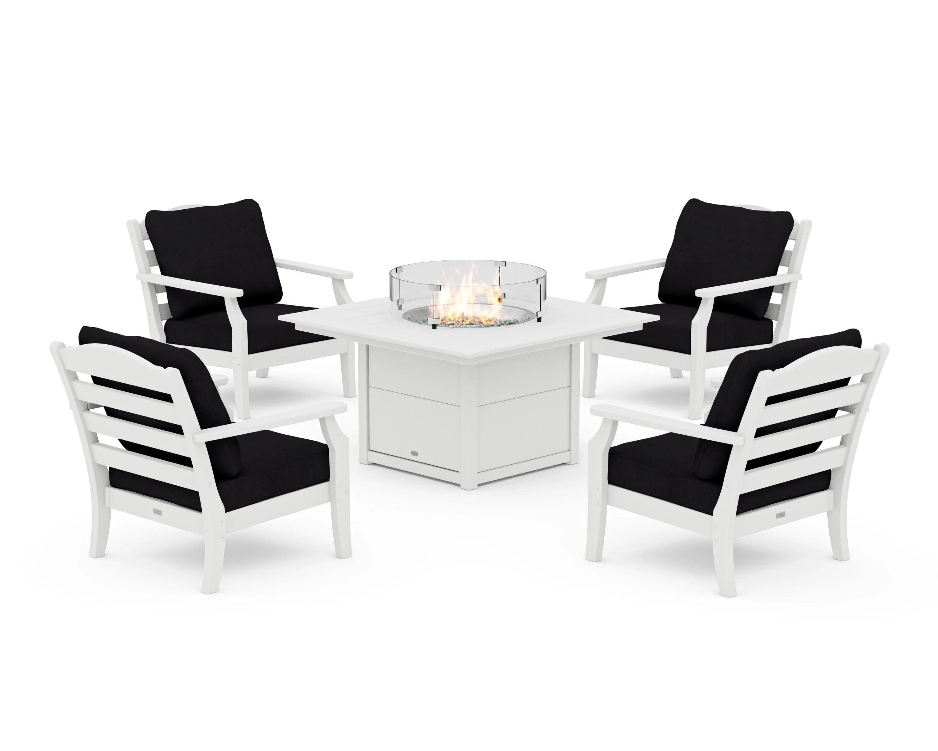 Savannah 5-Piece Deep Seating Set with Fire Pit Table - Image 106
