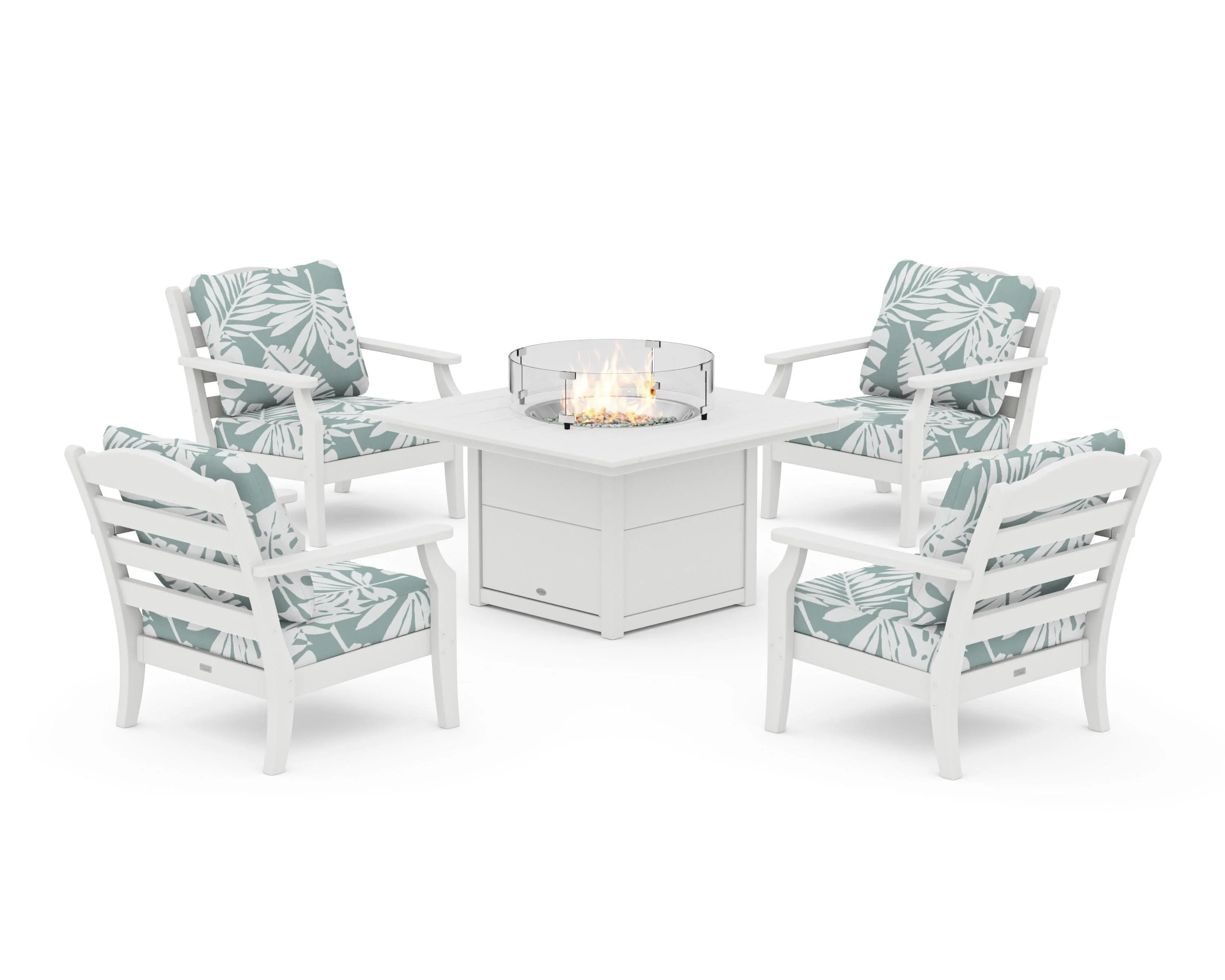 Savannah 5-Piece Deep Seating Set with Fire Pit Table - Image 120