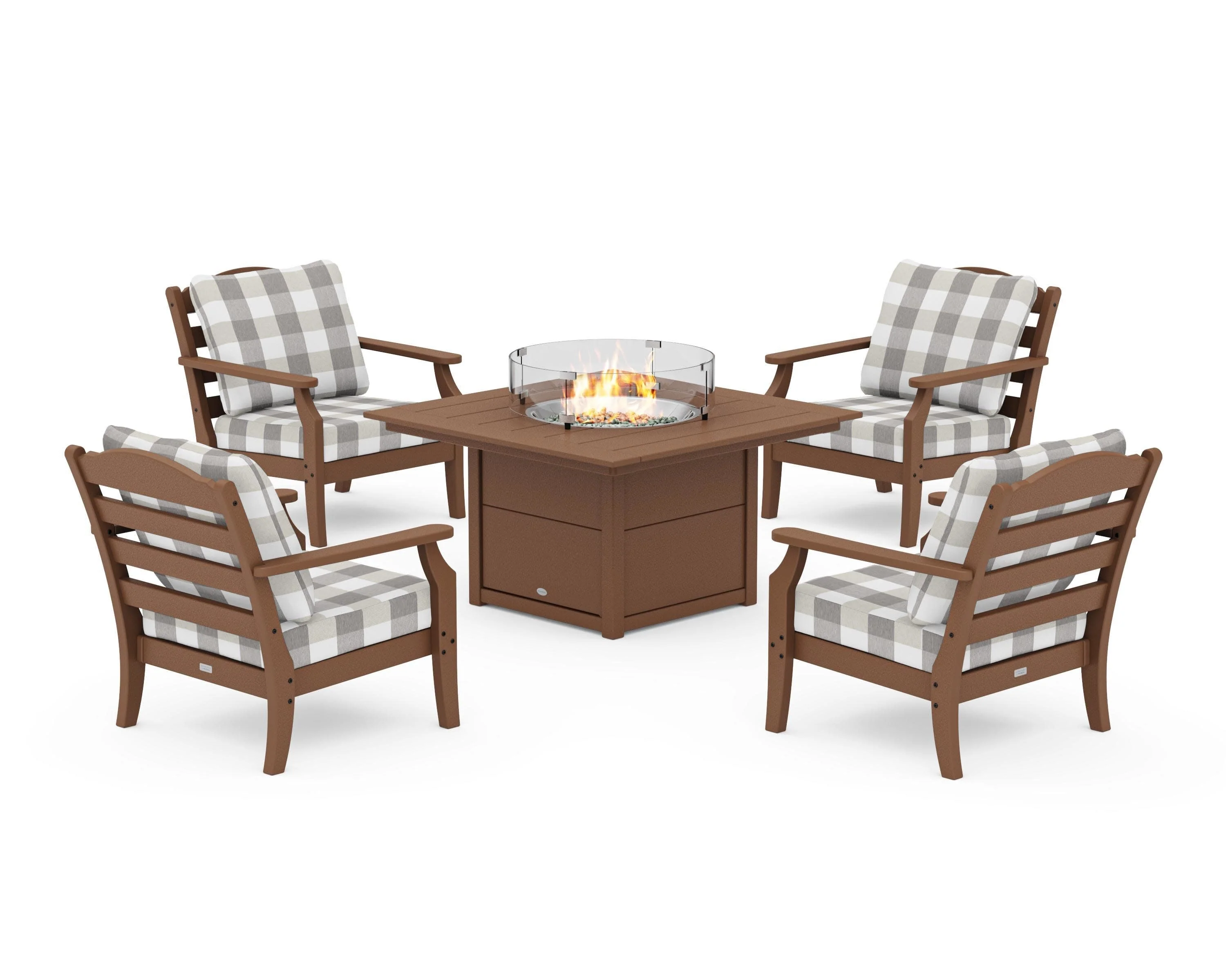 Savannah 5-Piece Deep Seating Set with Fire Pit Table - Image 88
