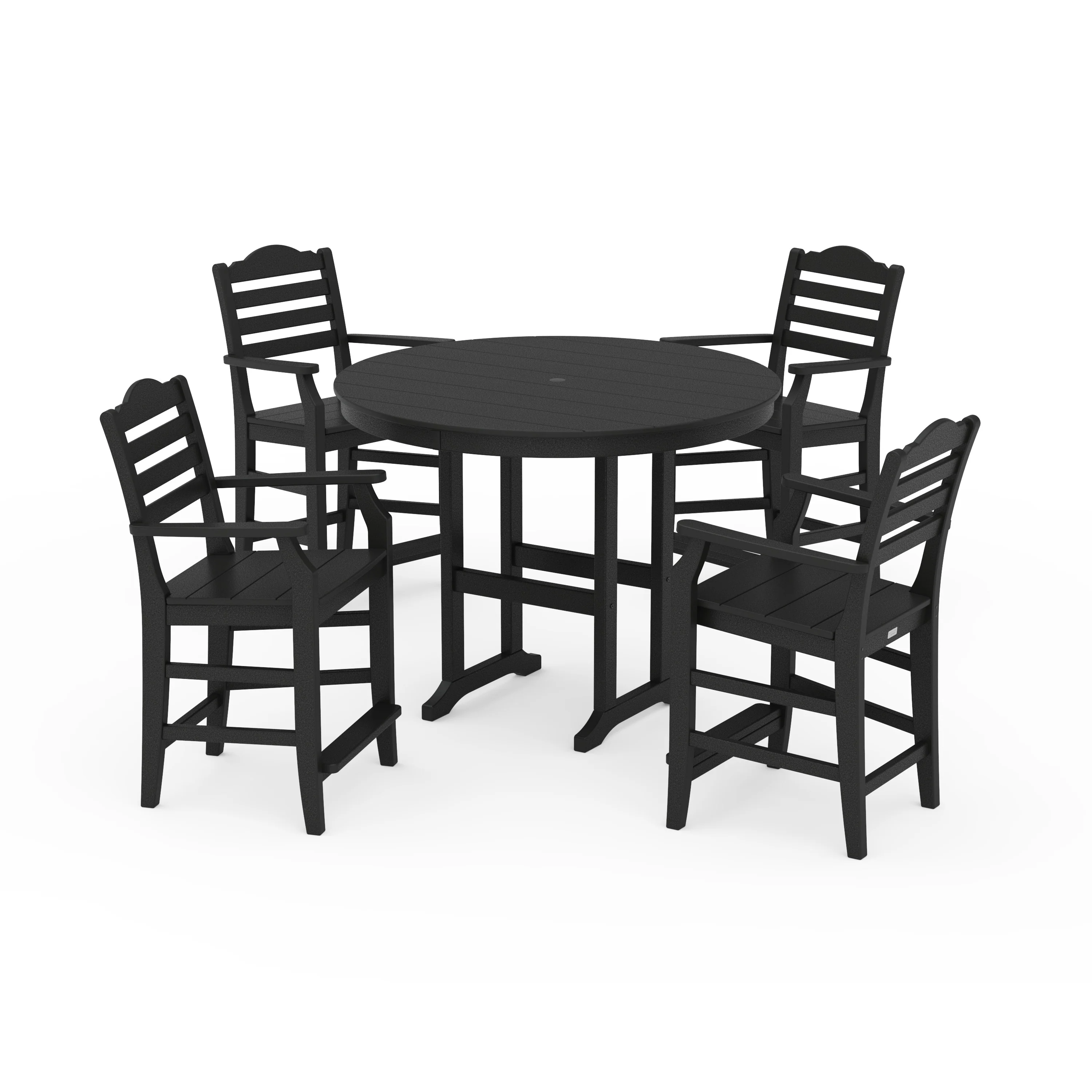 Savannah 5-Piece Round Farmhouse Counter Set - Image 10