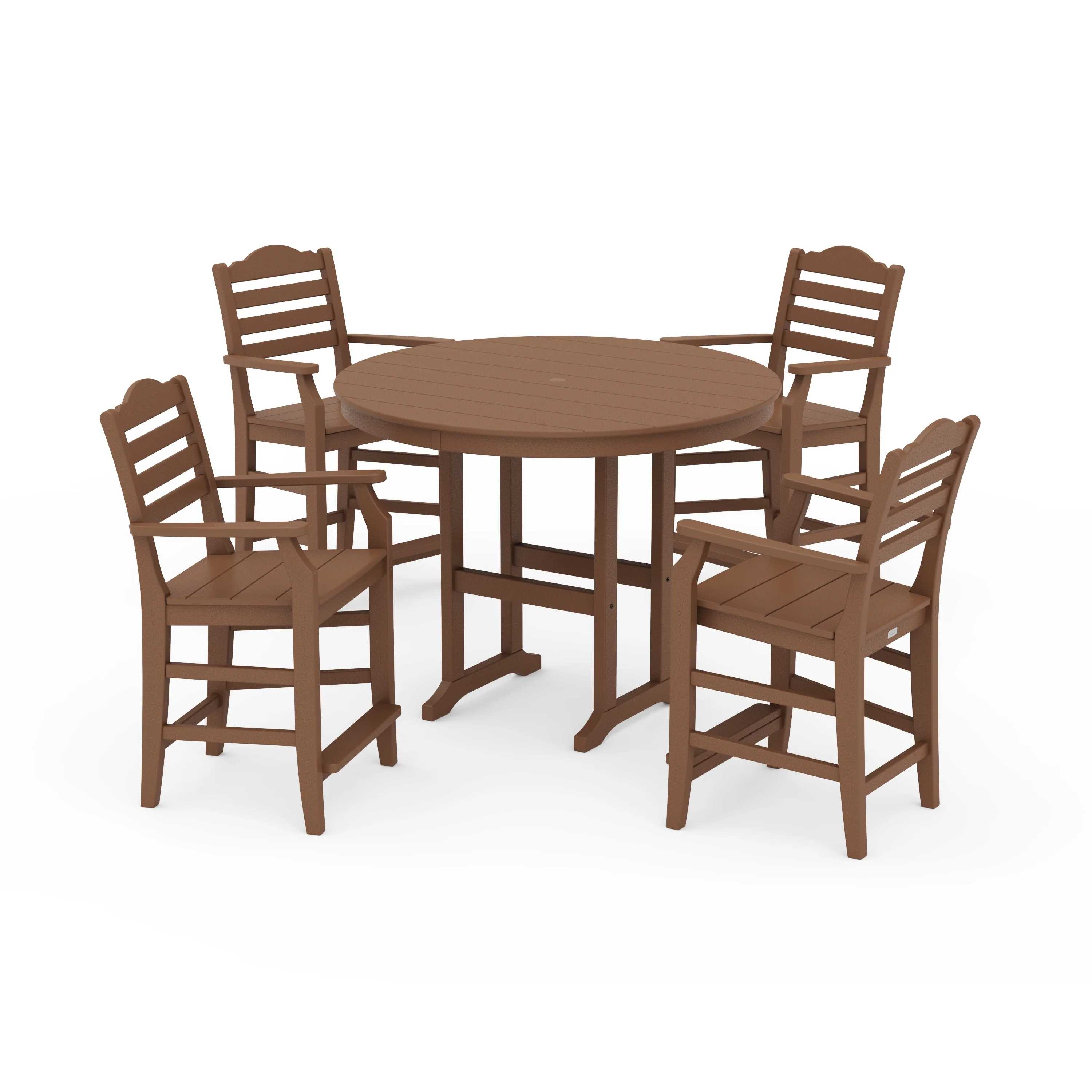 Savannah 5-Piece Round Farmhouse Counter Set - Image 11