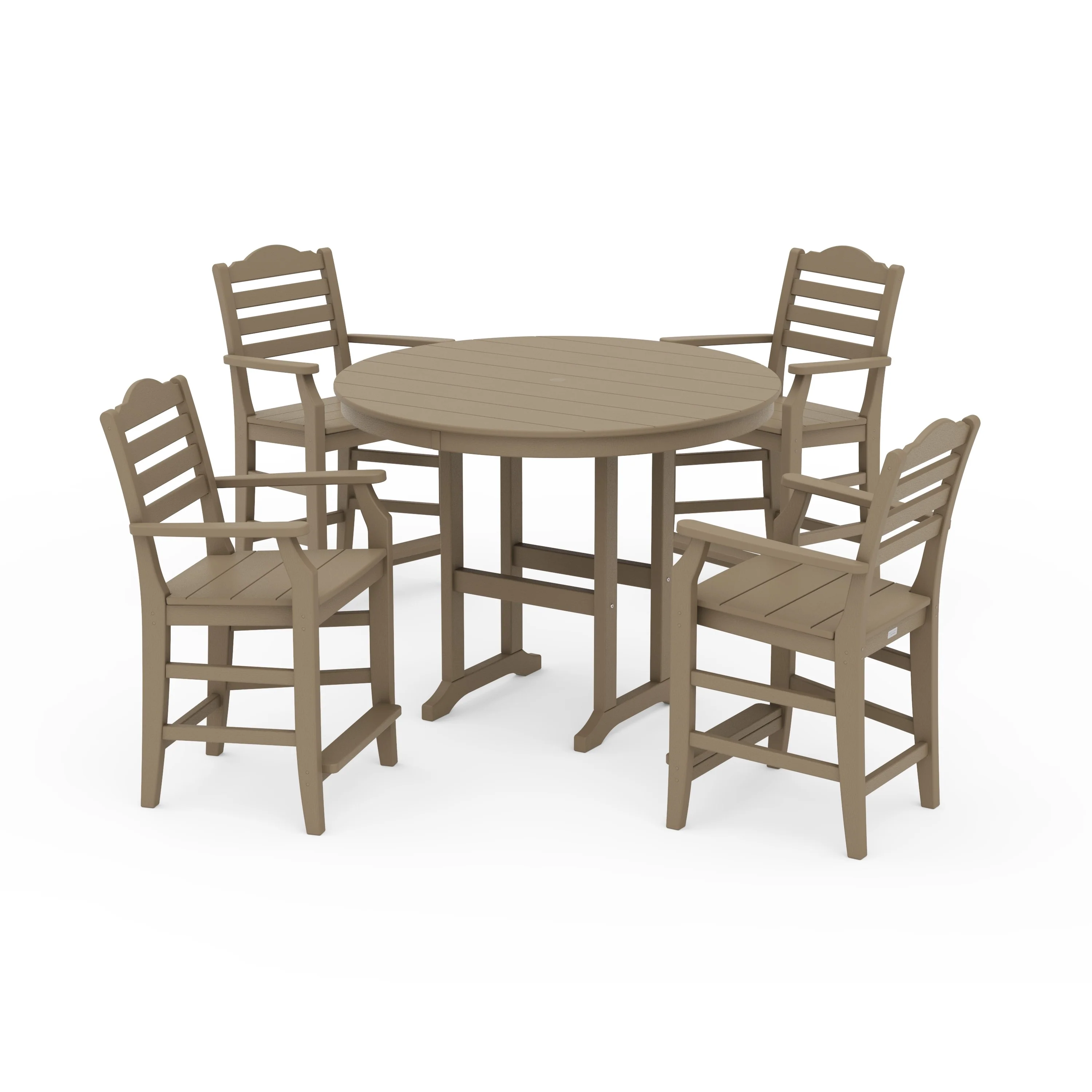 Savannah 5-Piece Round Farmhouse Counter Set - Image 12