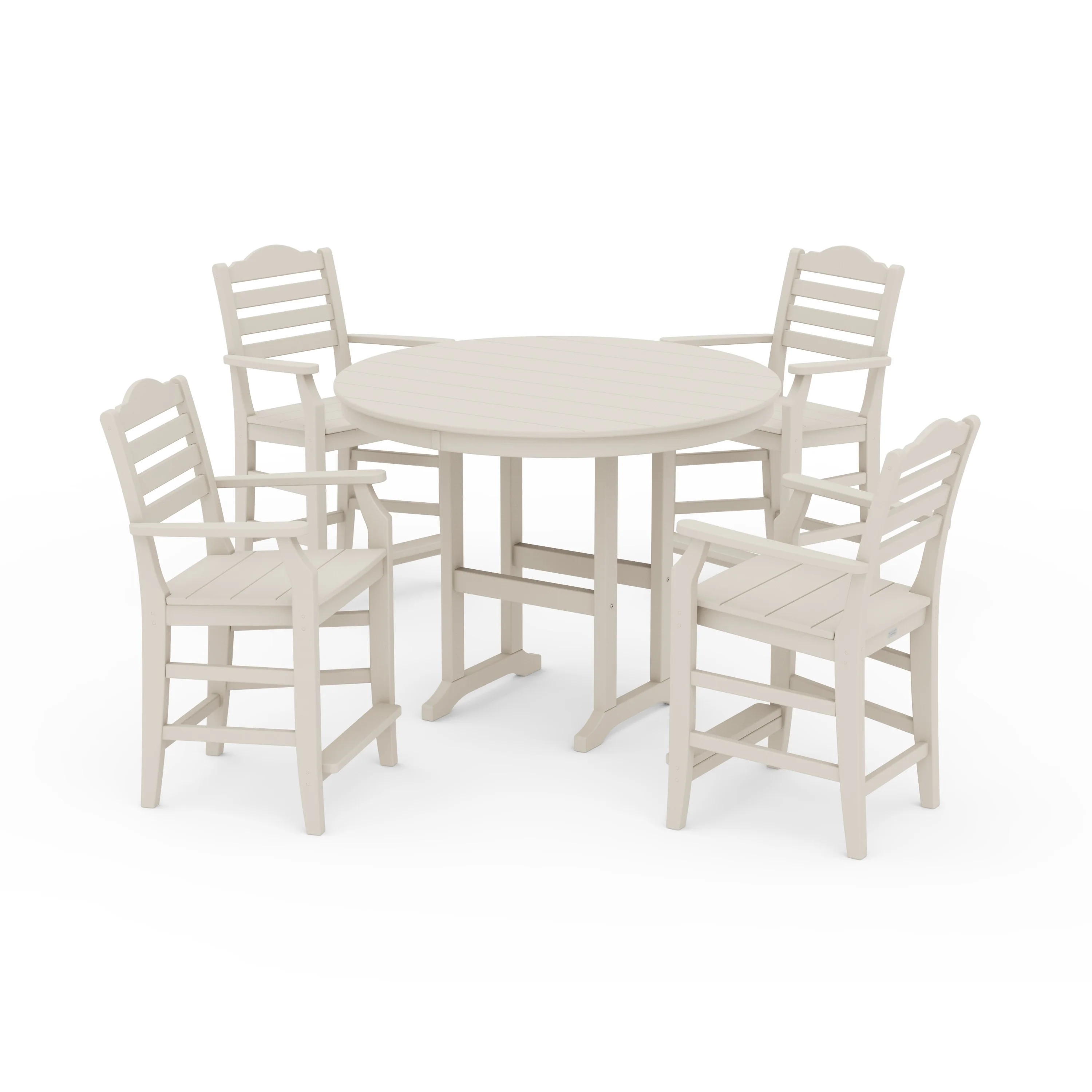 Savannah 5-Piece Round Farmhouse Counter Set - Image 6
