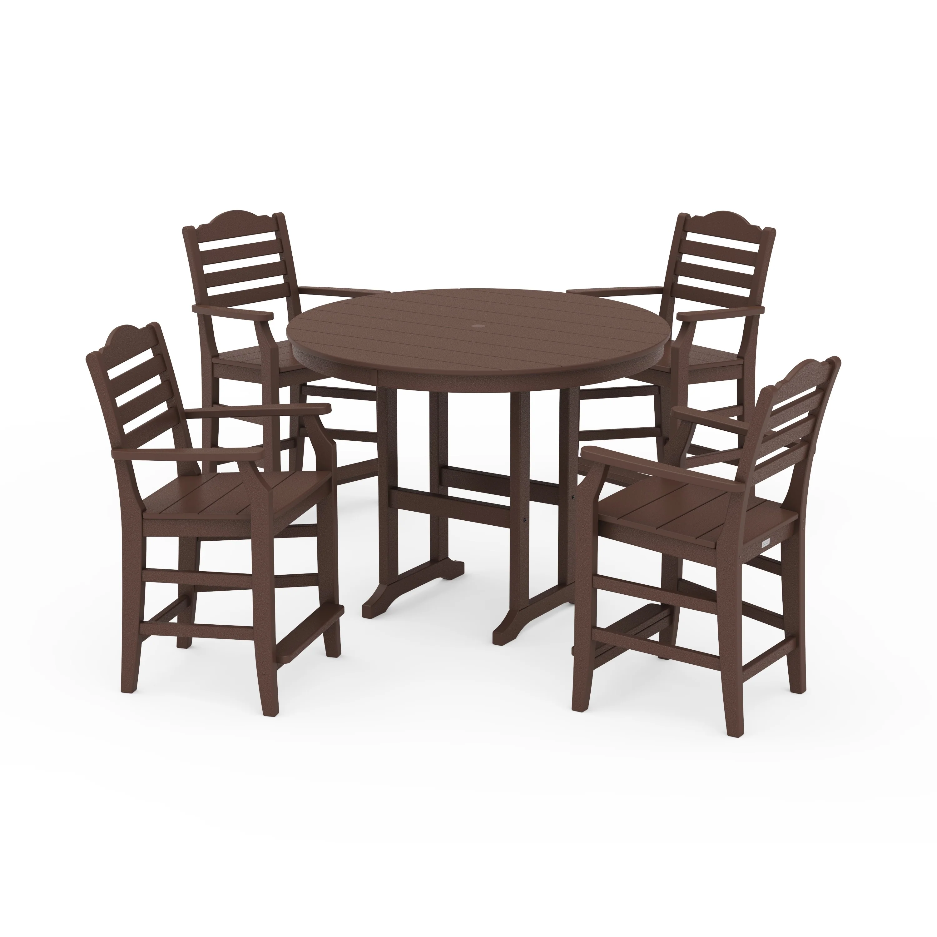 Savannah 5-Piece Round Farmhouse Counter Set - Image 7