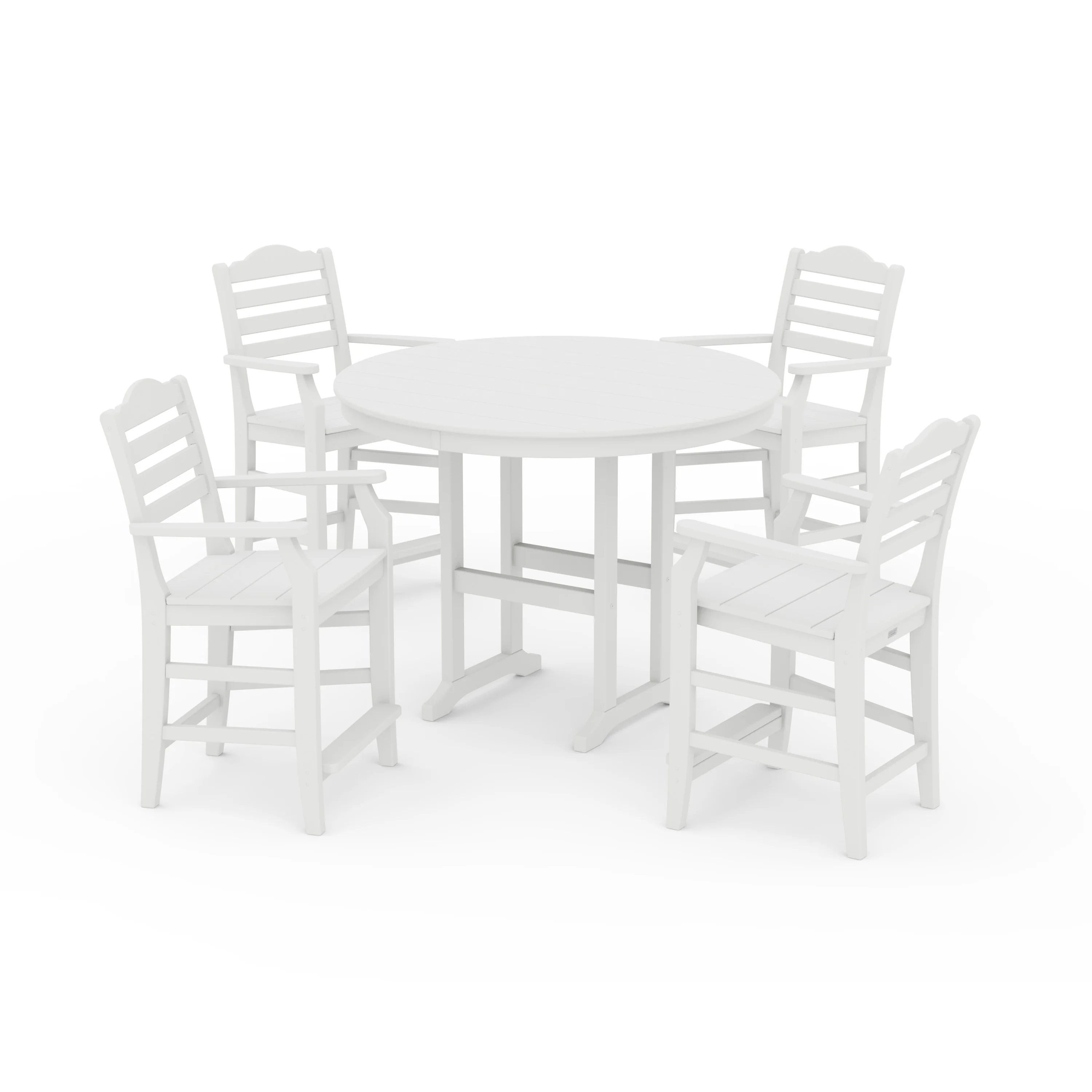 Savannah 5-Piece Round Farmhouse Counter Set - Image 9