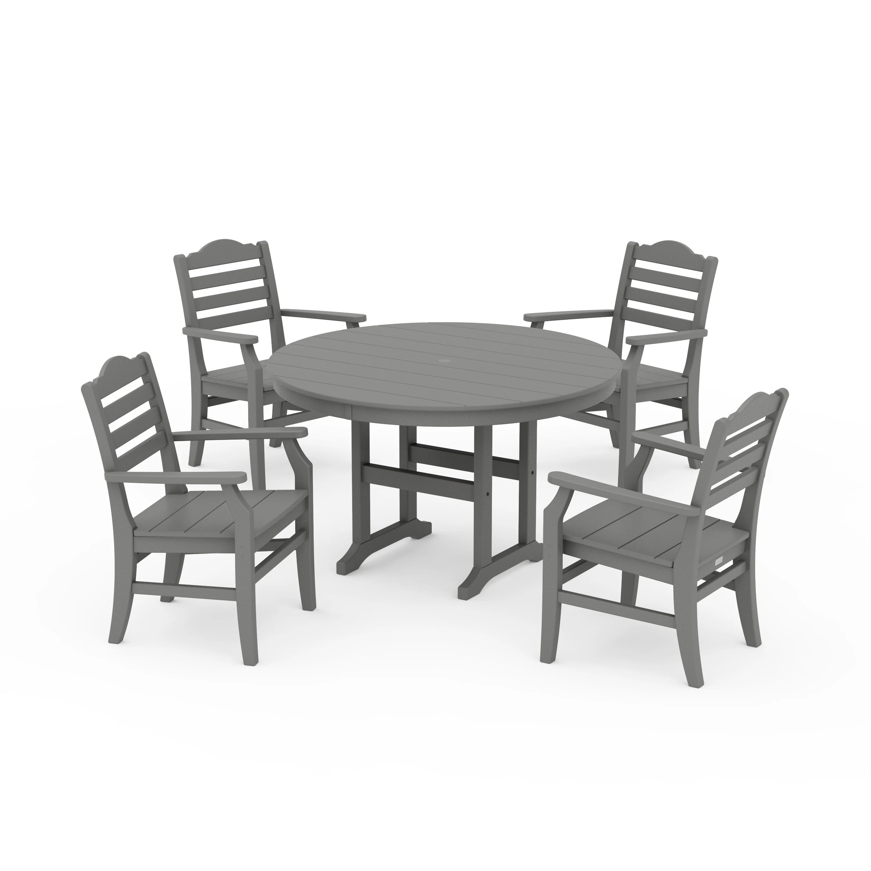 Savannah 5-Piece Round Farmhouse Dining Set