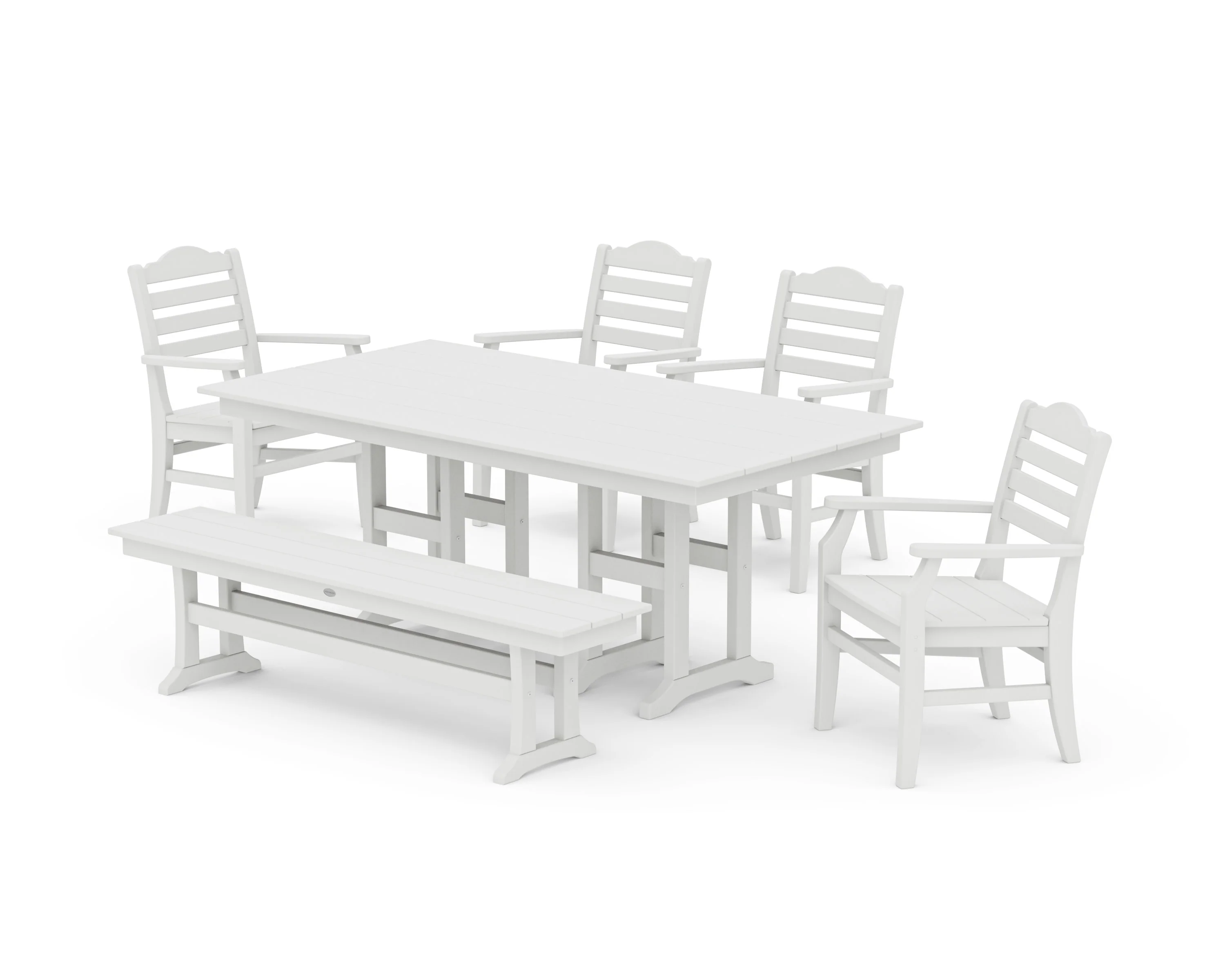 Savannah 6-Piece Farmhouse Dining Set with Bench - Image 10