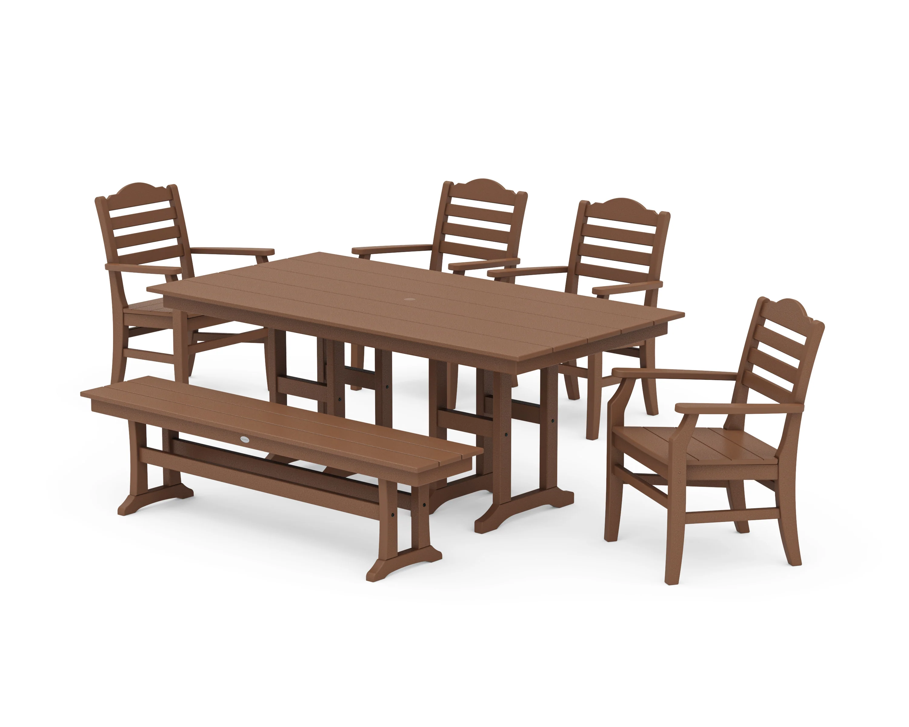Savannah 6-Piece Farmhouse Dining Set with Bench - Image 6