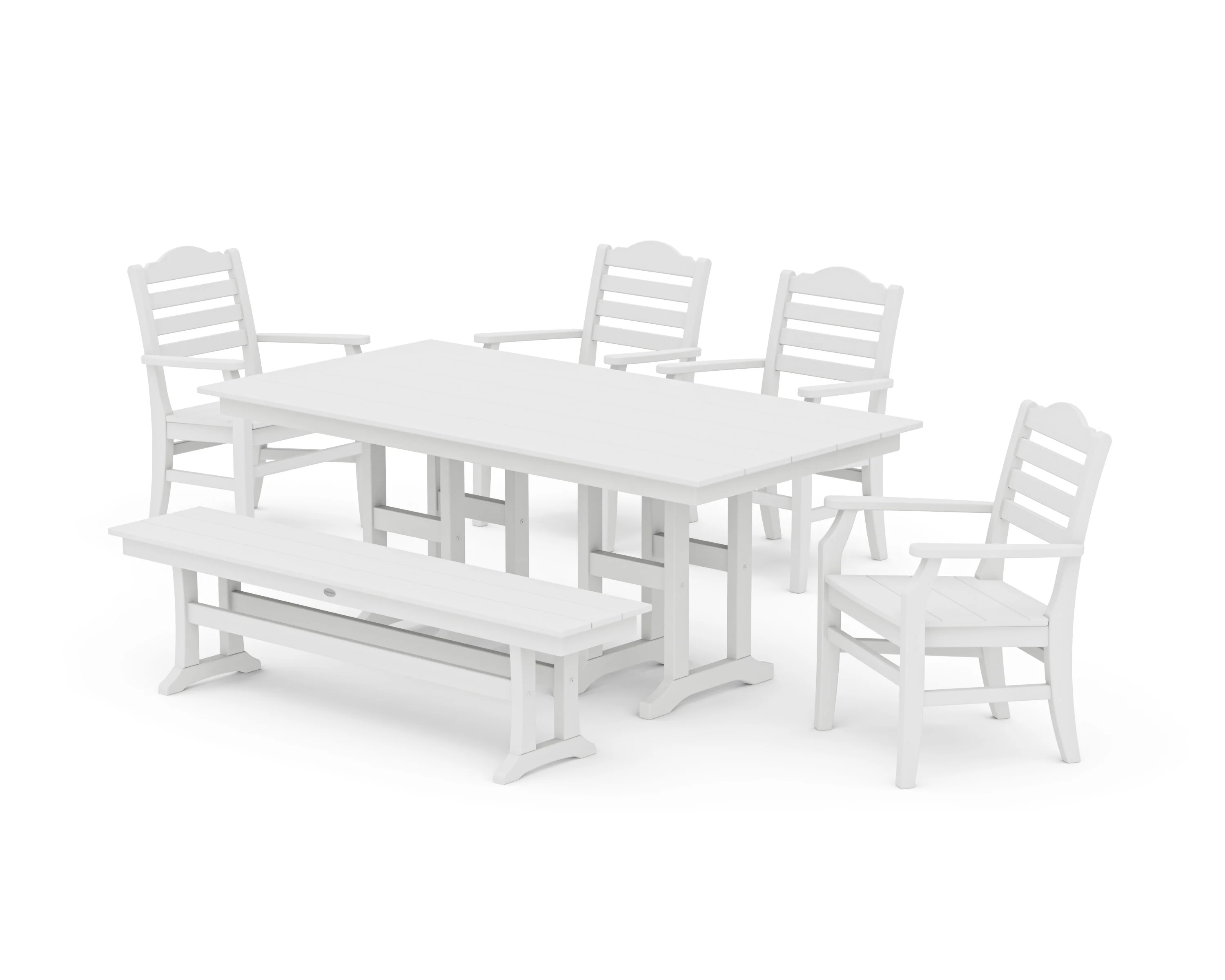 Savannah 6-Piece Farmhouse Dining Set with Bench - Image 7