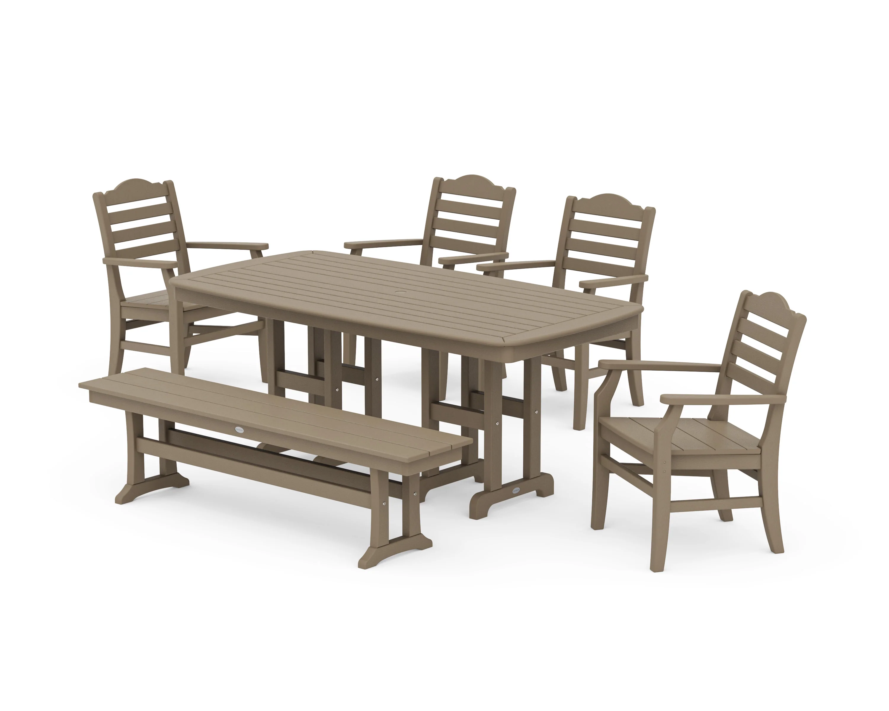 Savannah 6-Piece Farmhouse Dining Set with Bench - Image 9