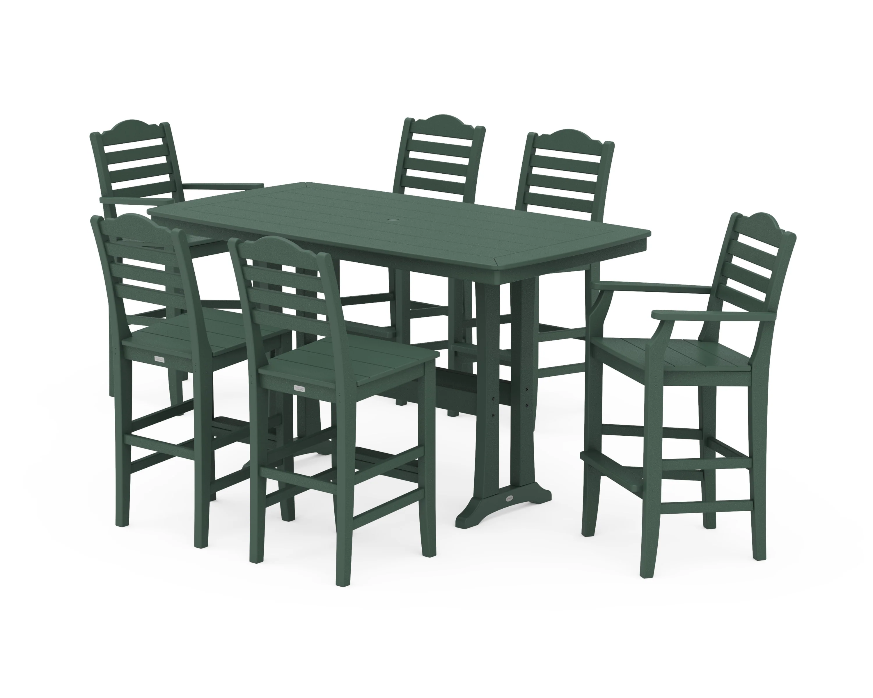 Savannah 7-Piece Bar Set with Trestle Legs - Image 3