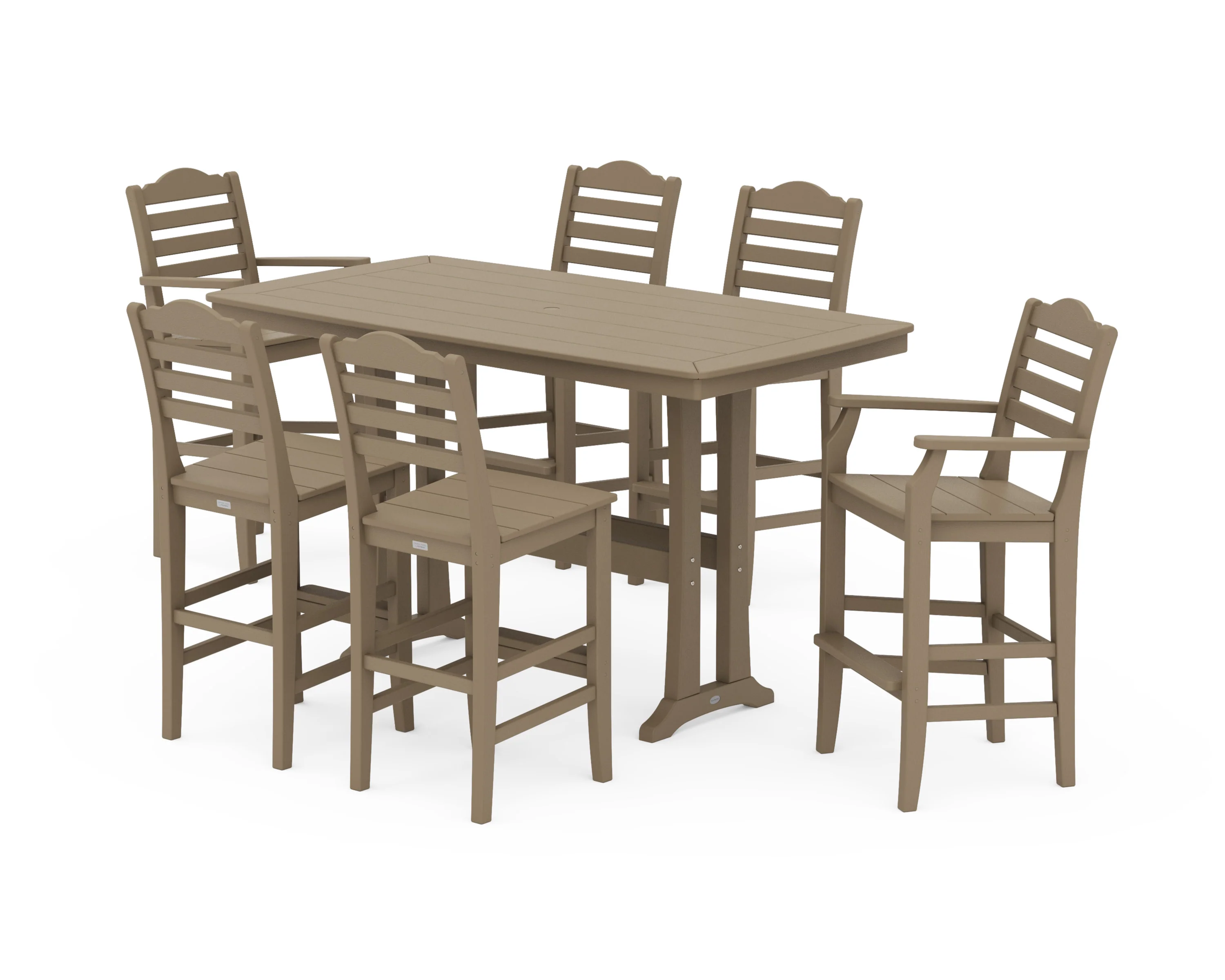 Savannah 7-Piece Bar Set with Trestle Legs - Image 9