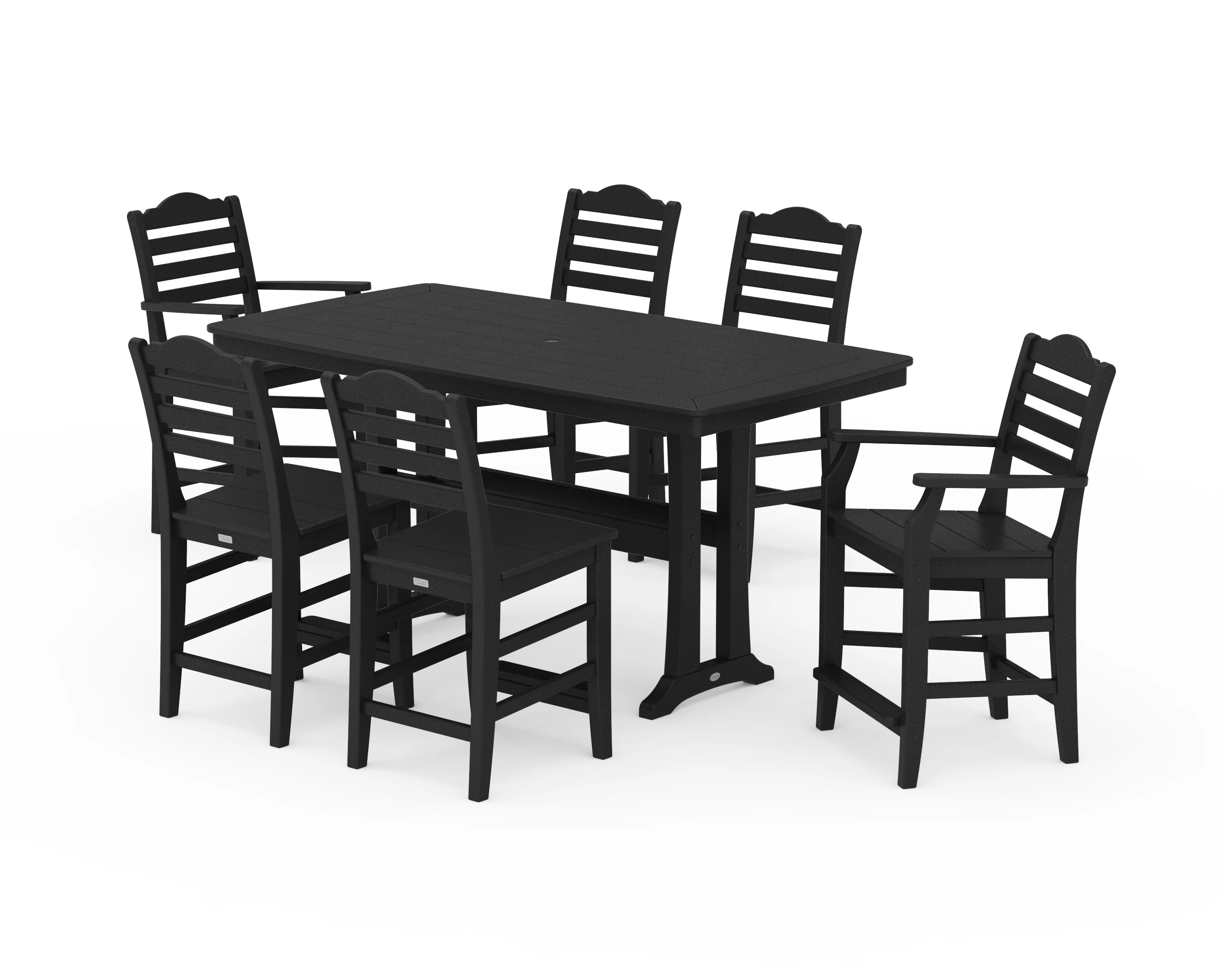 Savannah 7-Piece Counter Set with Trestle Legs - Image 2