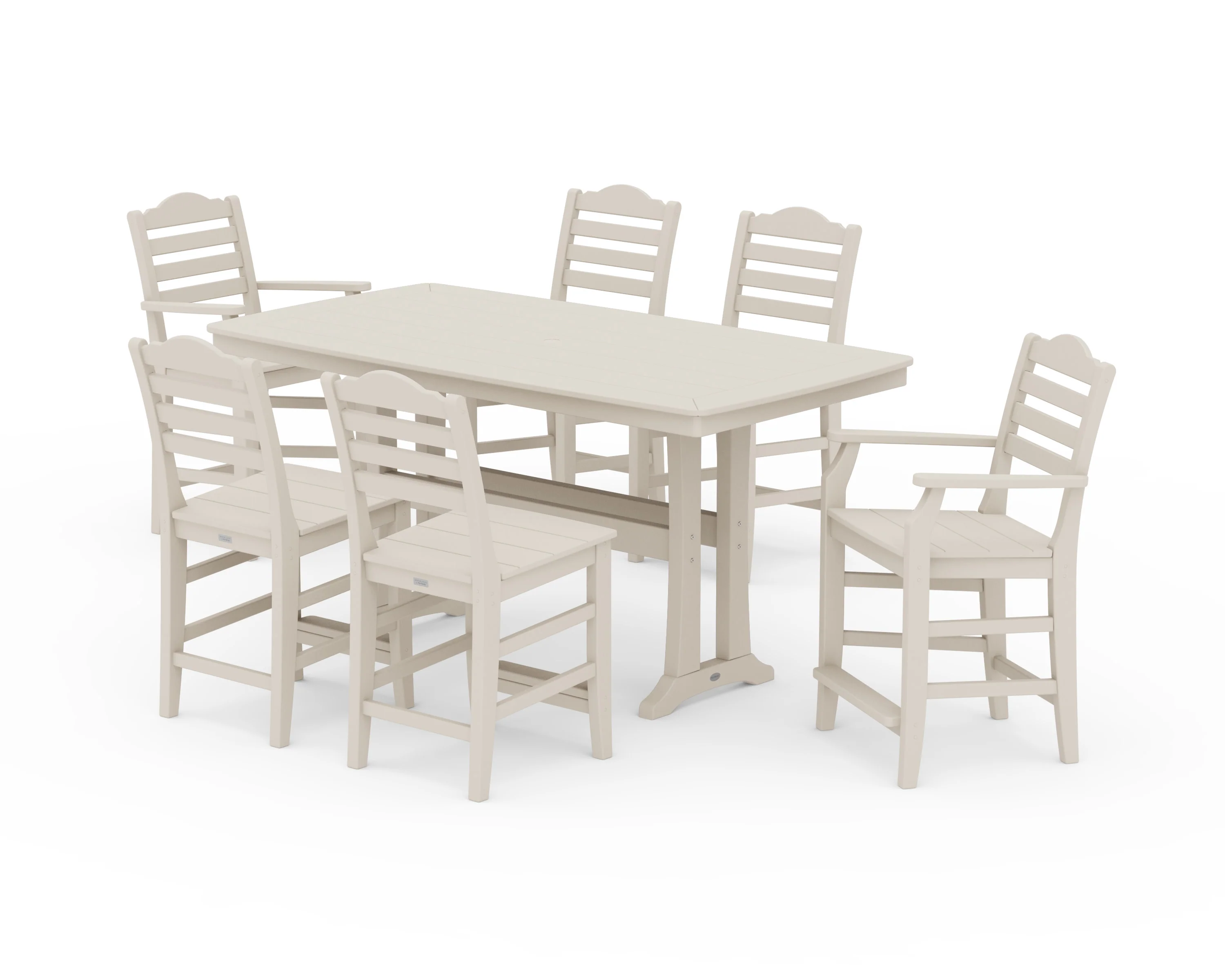 Savannah 7-Piece Counter Set with Trestle Legs - Image 5