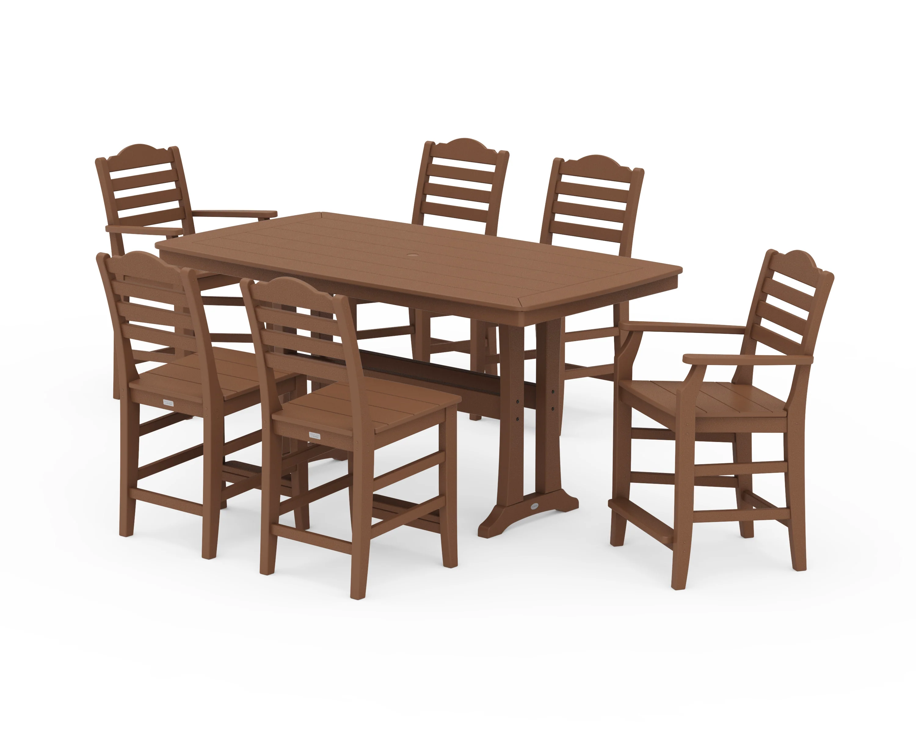 Savannah 7-Piece Counter Set with Trestle Legs - Image 6
