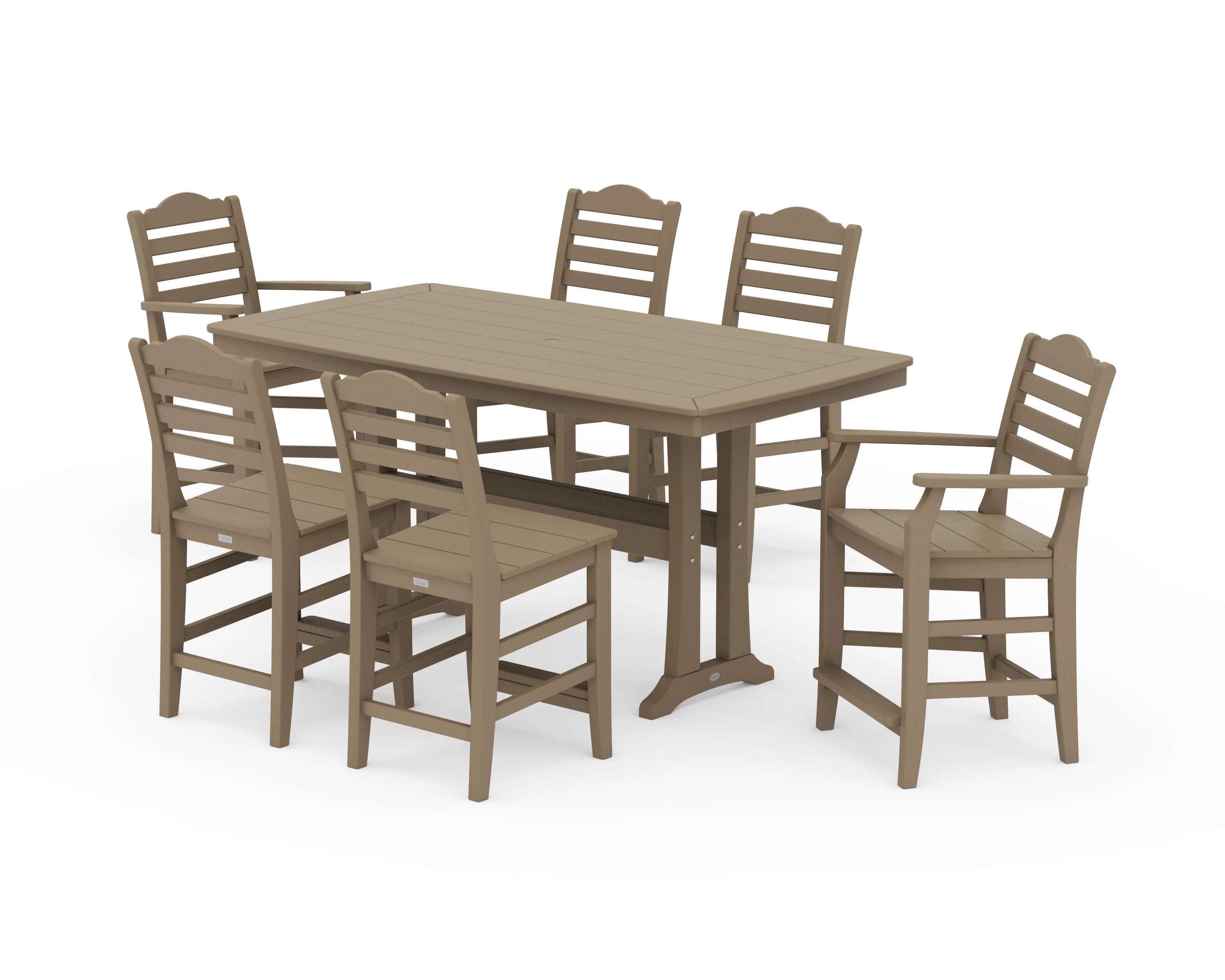 Savannah 7-Piece Counter Set with Trestle Legs - Image 9