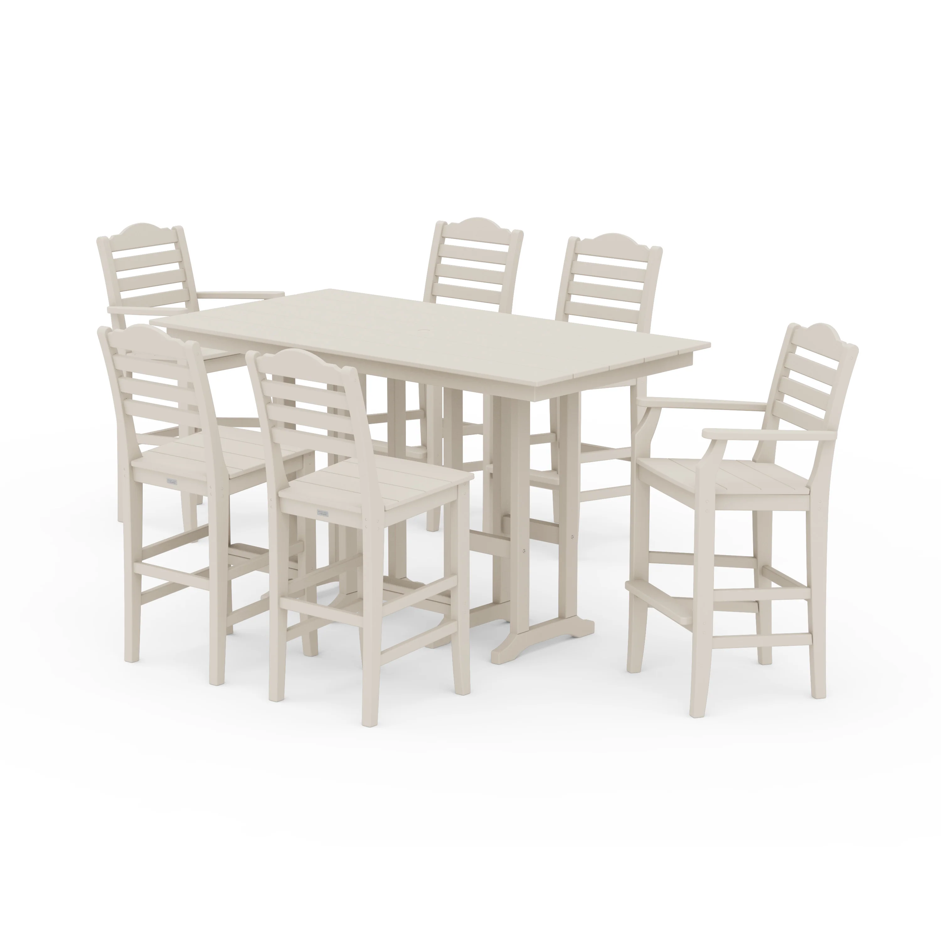 Savannah 7-Piece Farmhouse Bar Set - Image 2