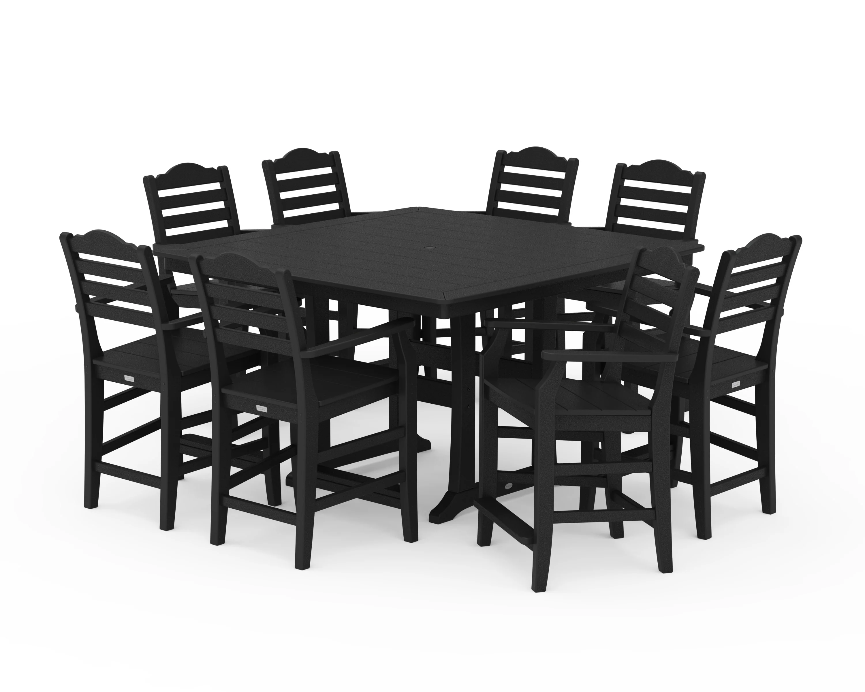 Savannah 9-Piece Square Counter Set with Trestle Legs - Image 2
