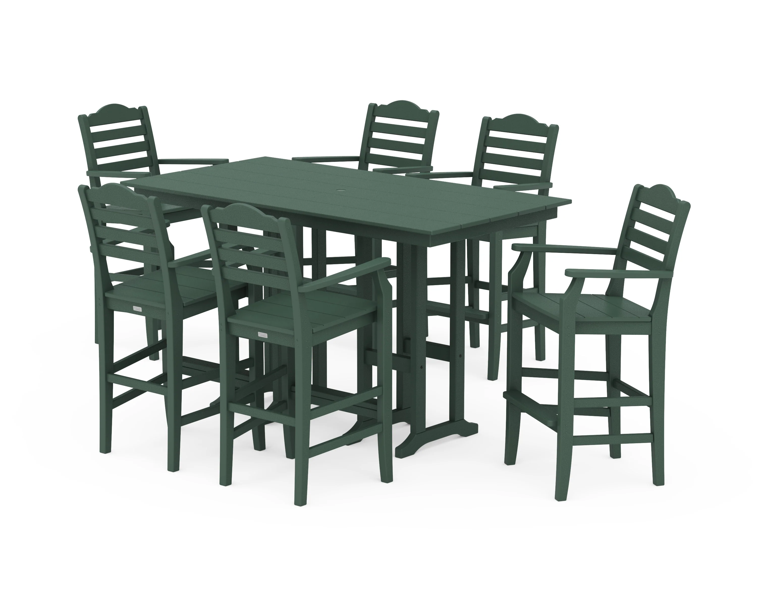 Savannah Arm Chair 7-Piece Farmhouse Bar Set - Image 3