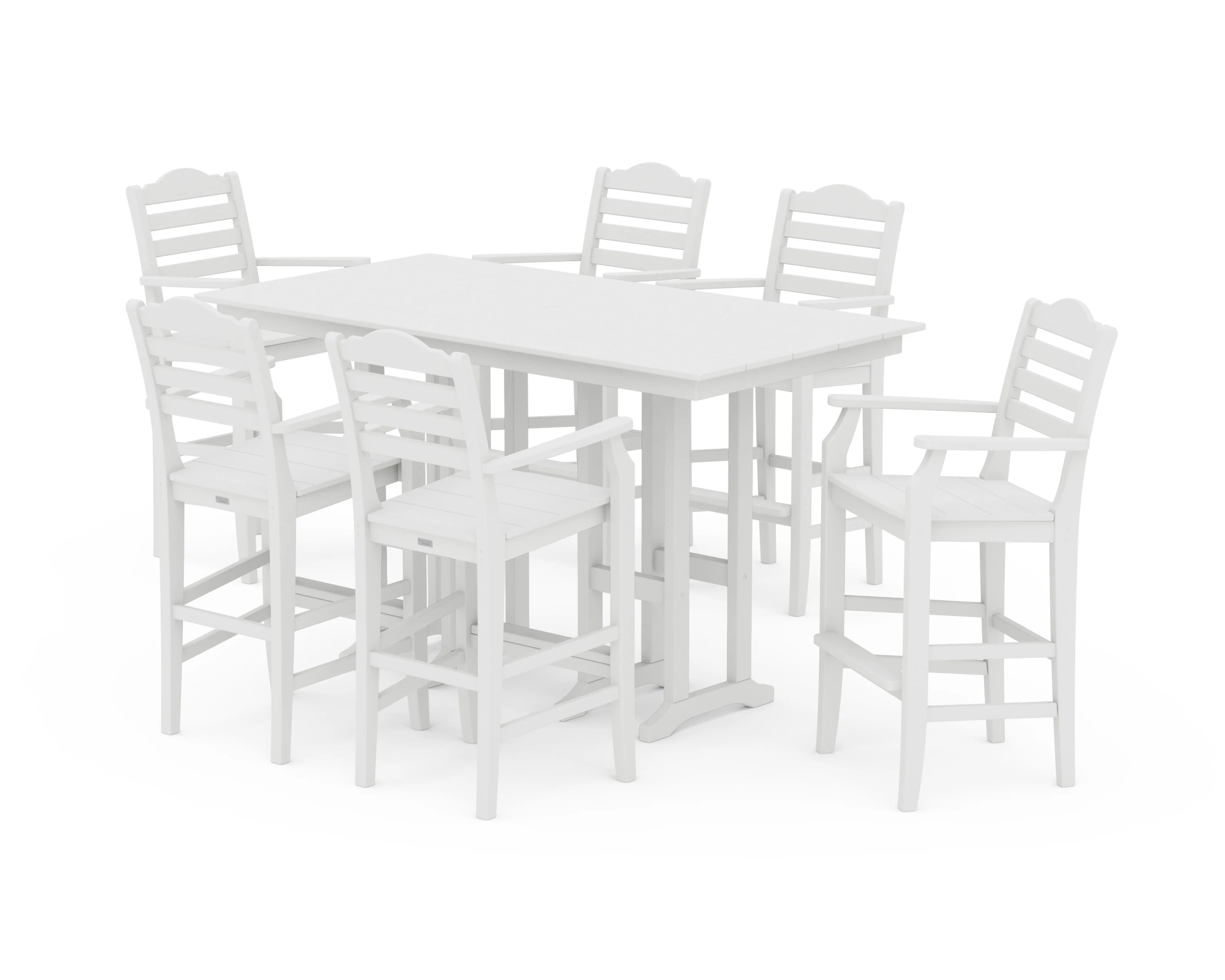 Savannah Arm Chair 7-Piece Farmhouse Bar Set - Image 7