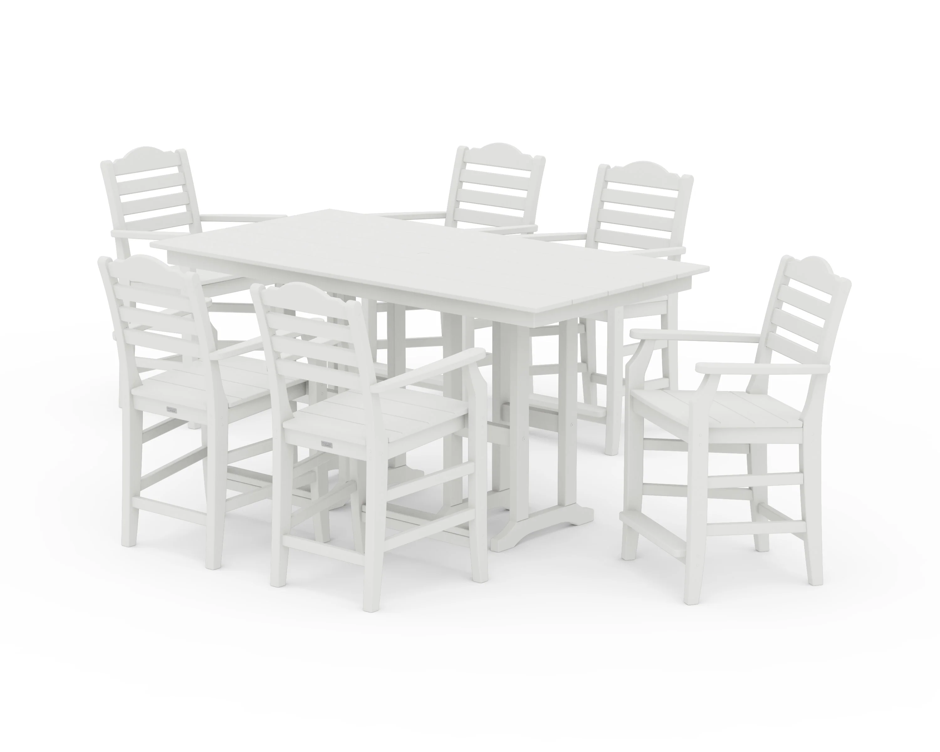 Savannah Arm Chair 7-Piece Farmhouse Counter Set - Image 10