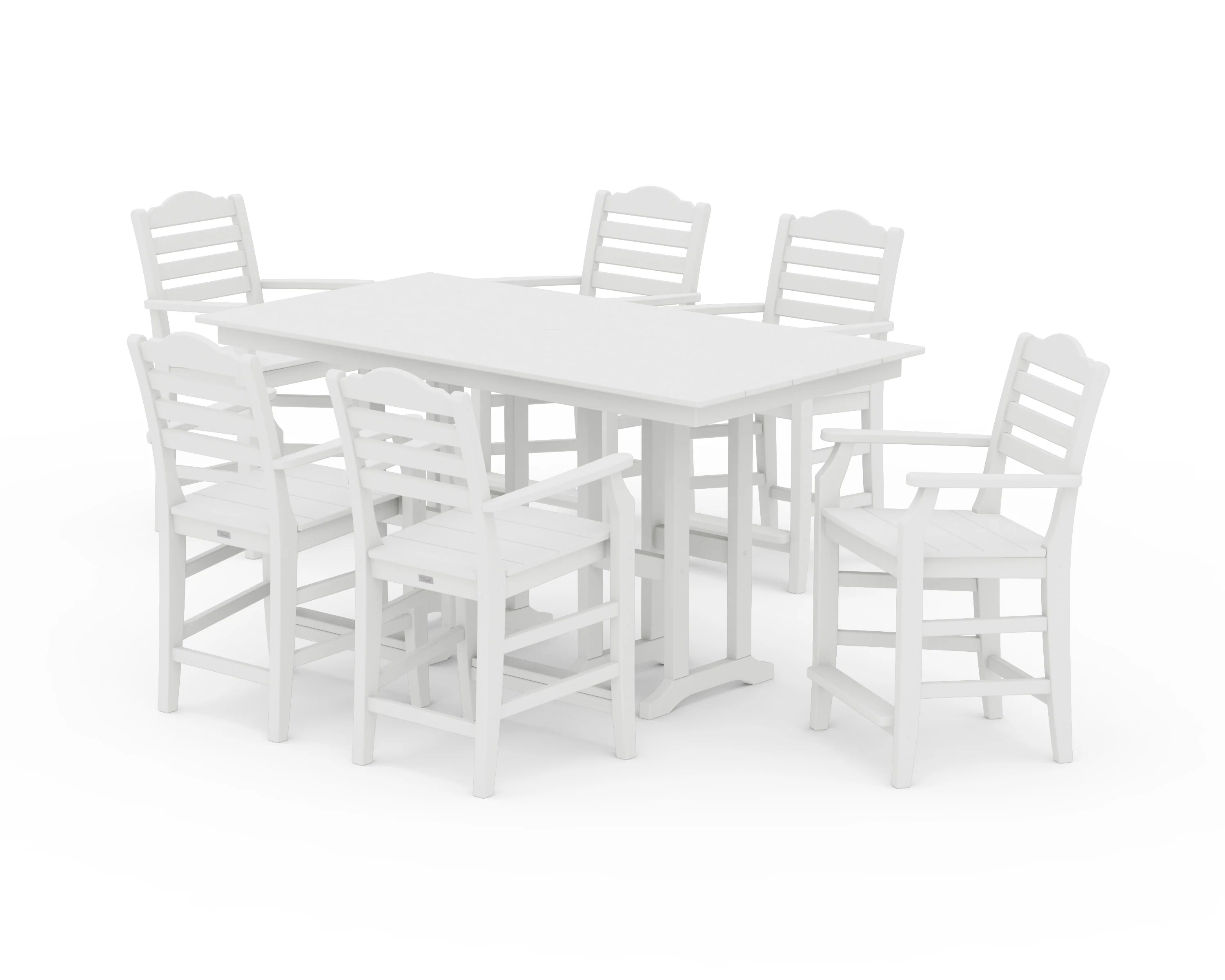 Savannah Arm Chair 7-Piece Farmhouse Counter Set - Image 7