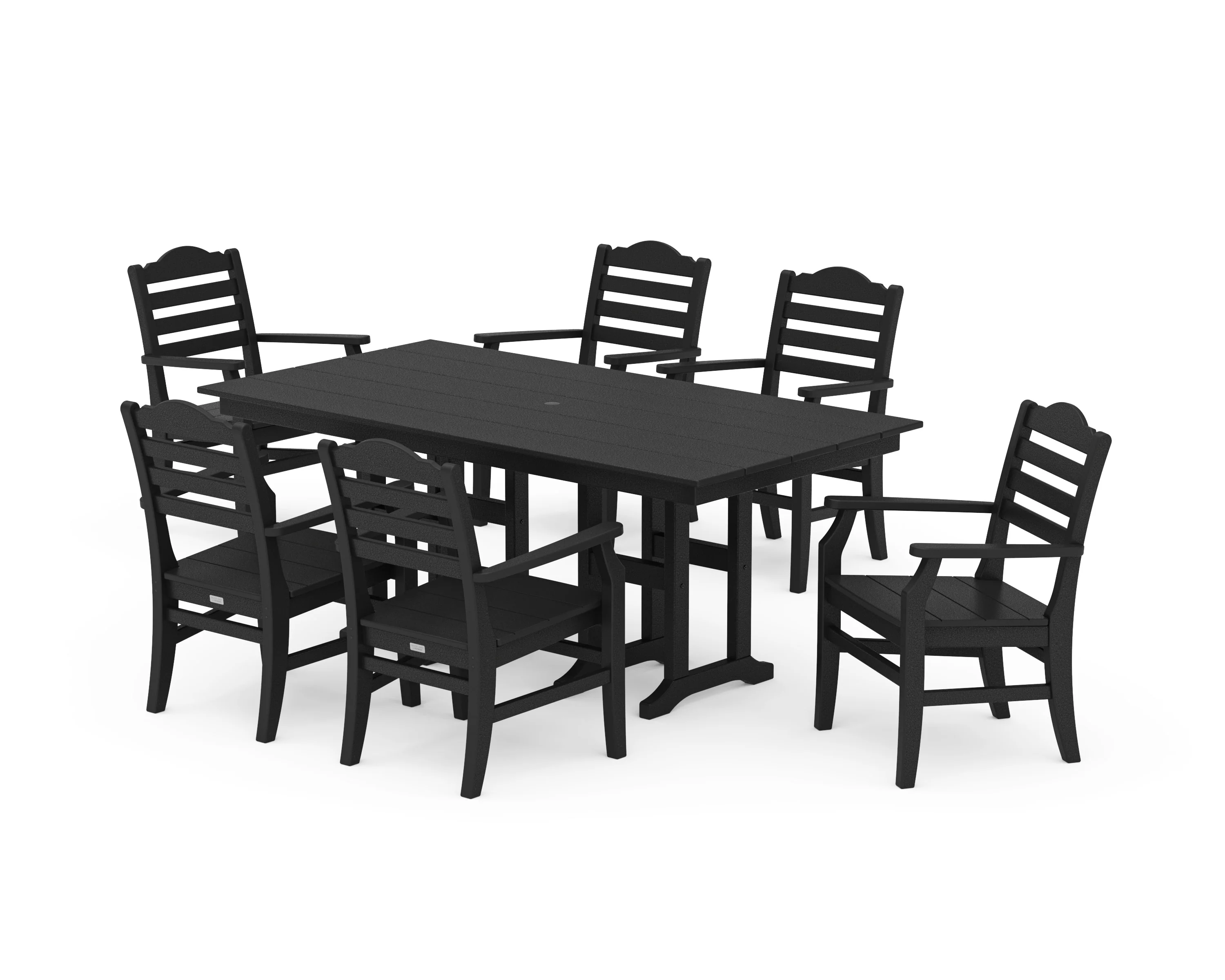 Savannah Arm Chair 7-Piece Farmhouse Dining Set - Image 2