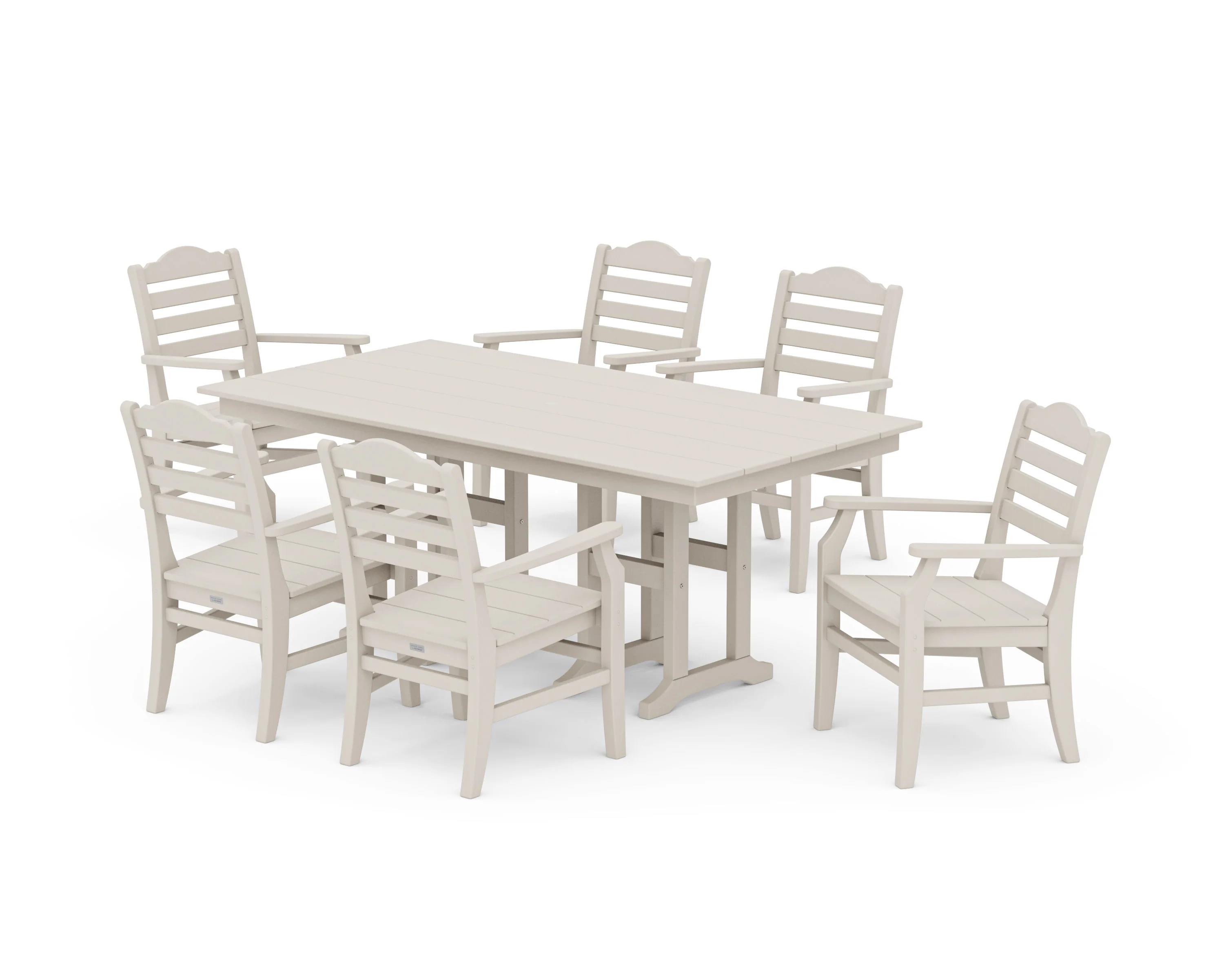 Savannah Arm Chair 7-Piece Farmhouse Dining Set - Image 5