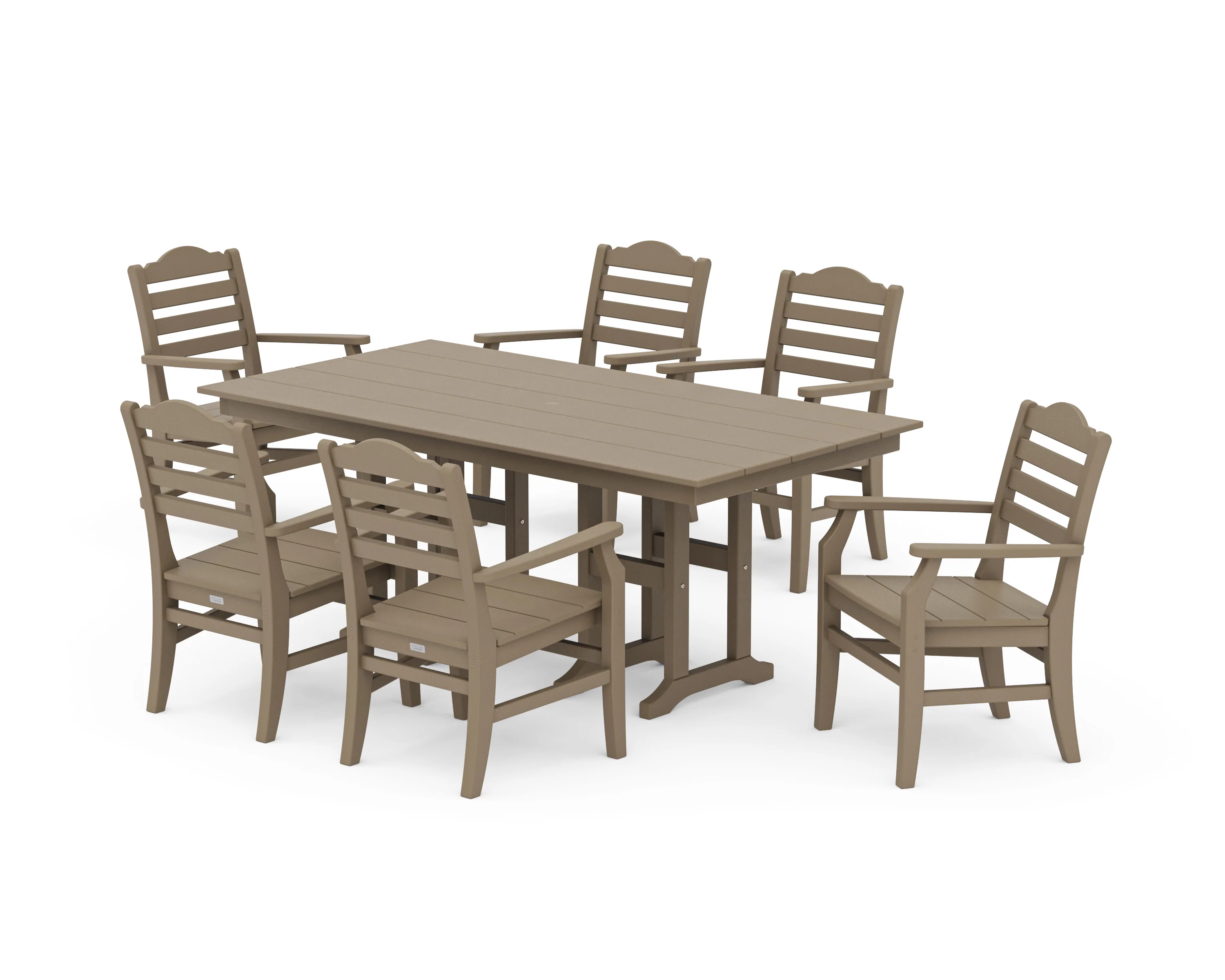 Savannah Arm Chair 7-Piece Farmhouse Dining Set - Image 9