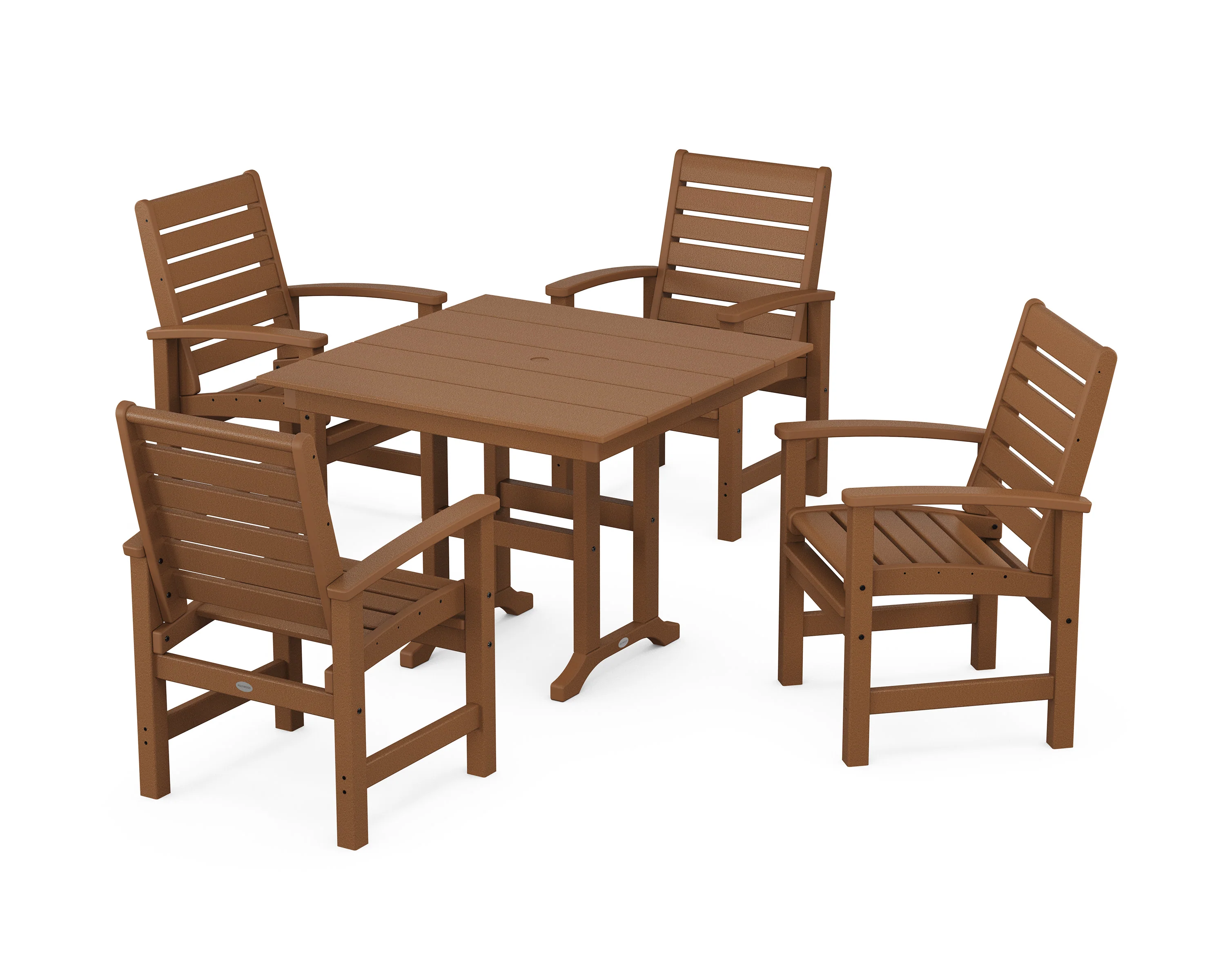 Signature 5-Piece Farmhouse Dining Set - Image 4