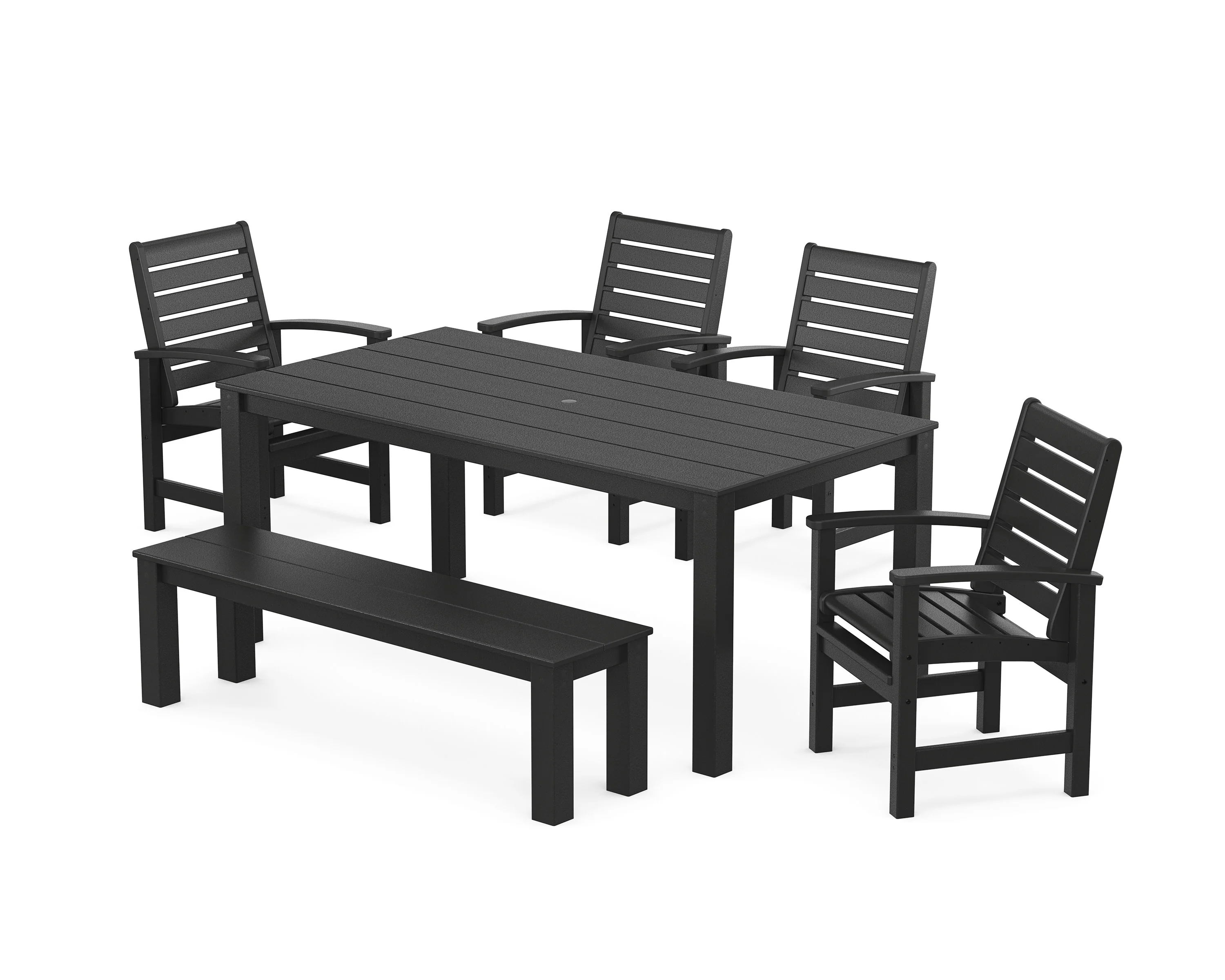 Signature 6-Piece Parsons Dining Set with Bench - Image 4