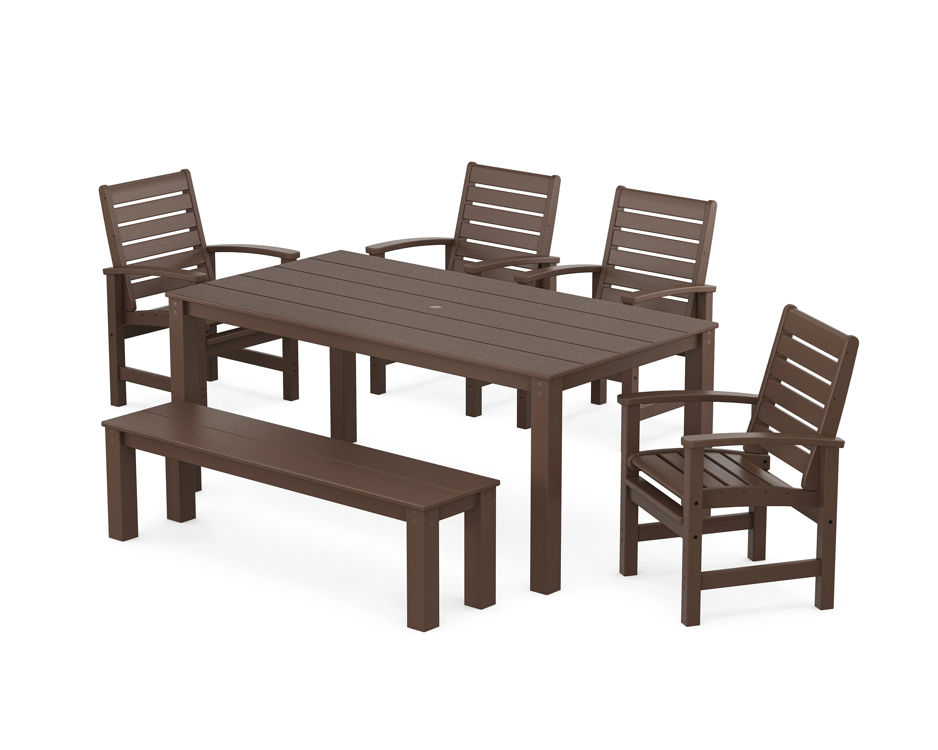 Signature 6-Piece Parsons Dining Set with Bench - Image 6